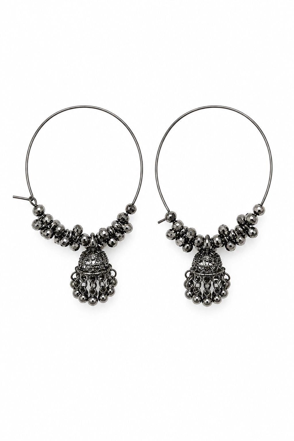 Oxidised Jhumka earring