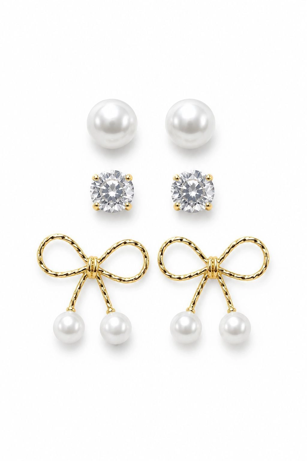 3 Earrings set
