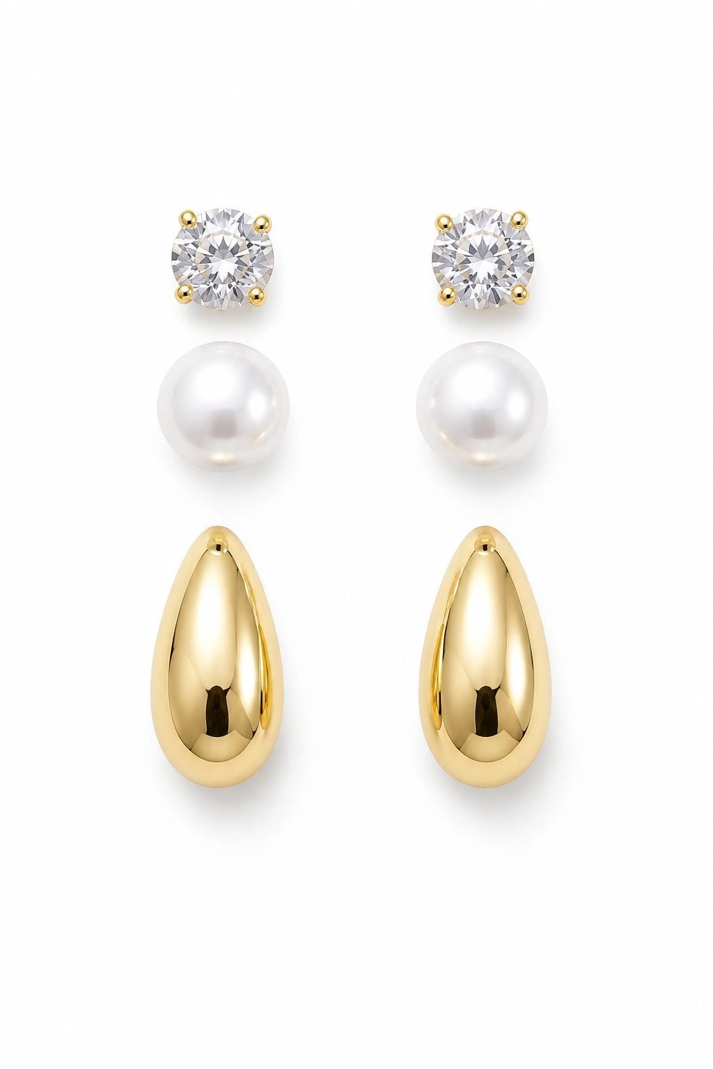 Earrings set of 3