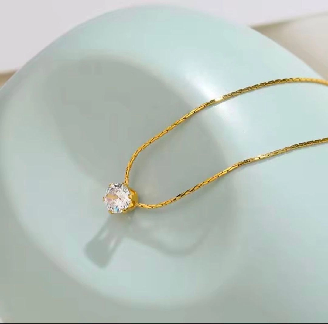 Single stone fancy chain 1