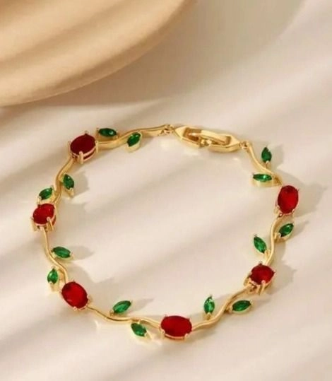 Ruby & Emerald Tulip Crystal
Bracelet 2