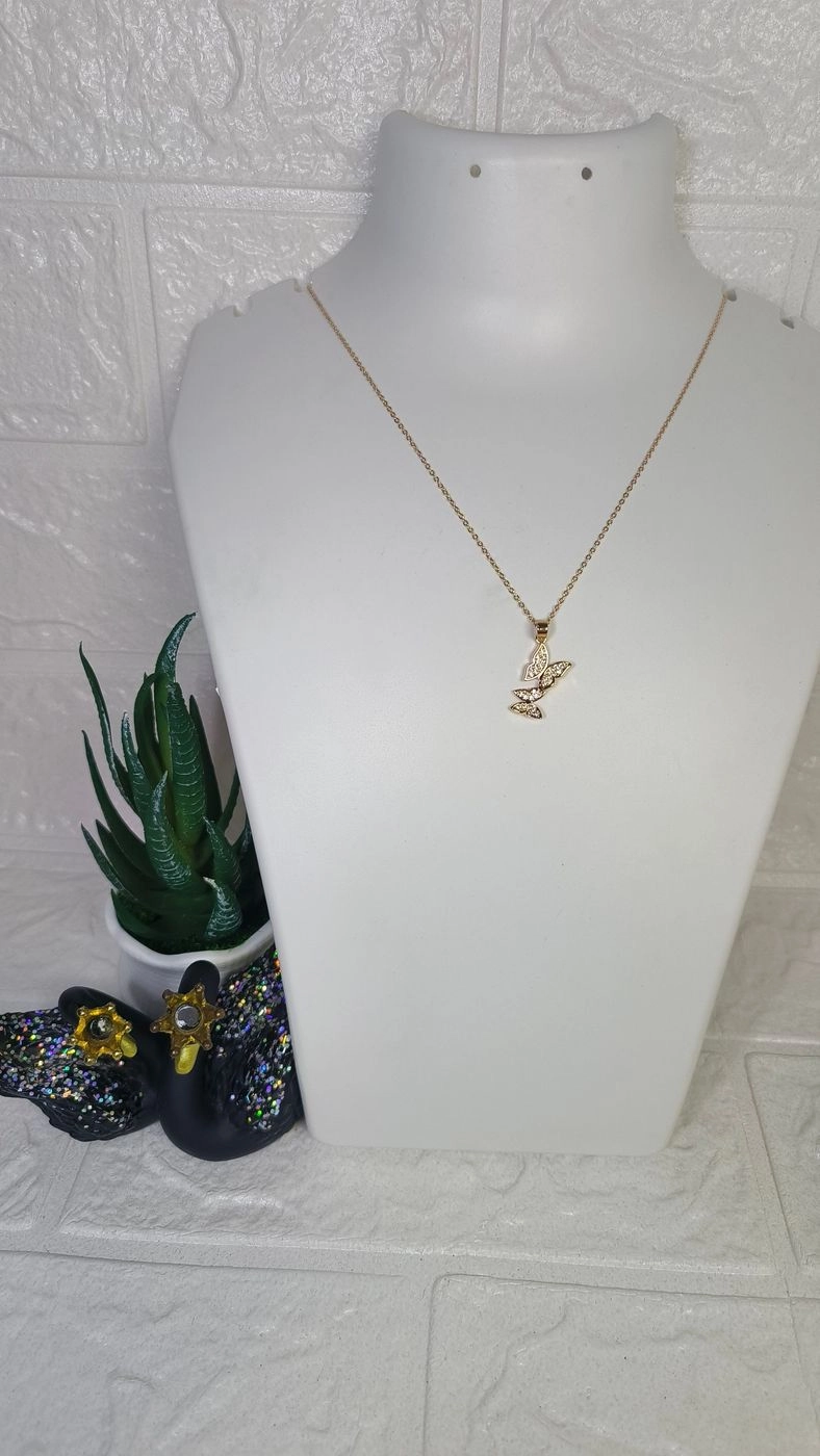 Butterfly pendant chain