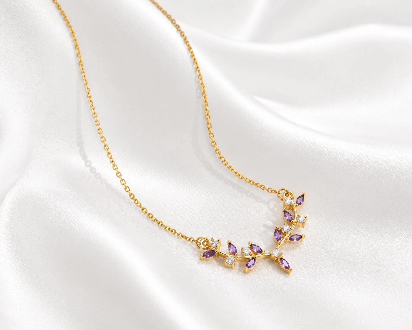 Lavender Vine Mangalsutra
Pendant Necklace