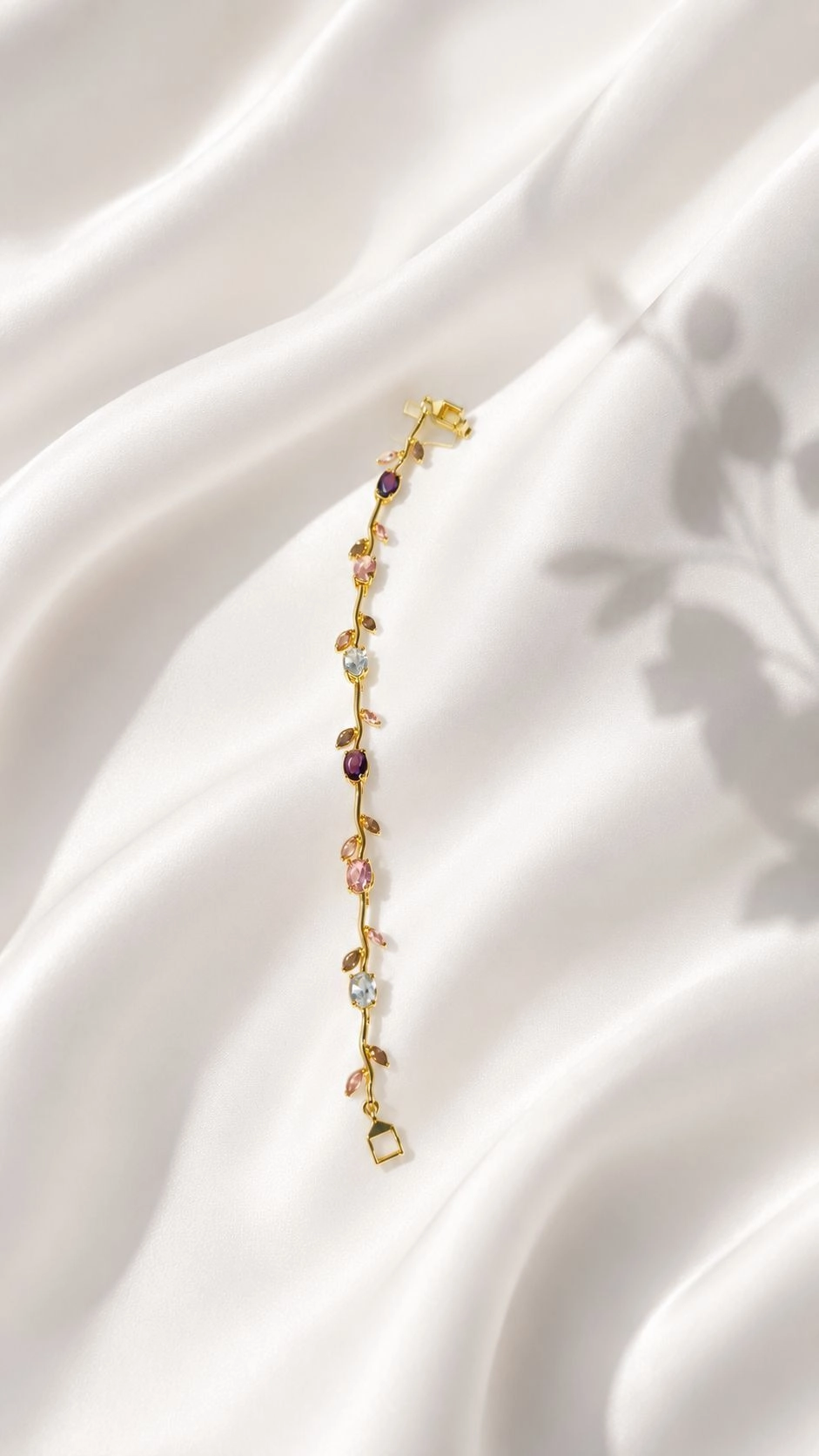 Pink & purple tulip Bracelet