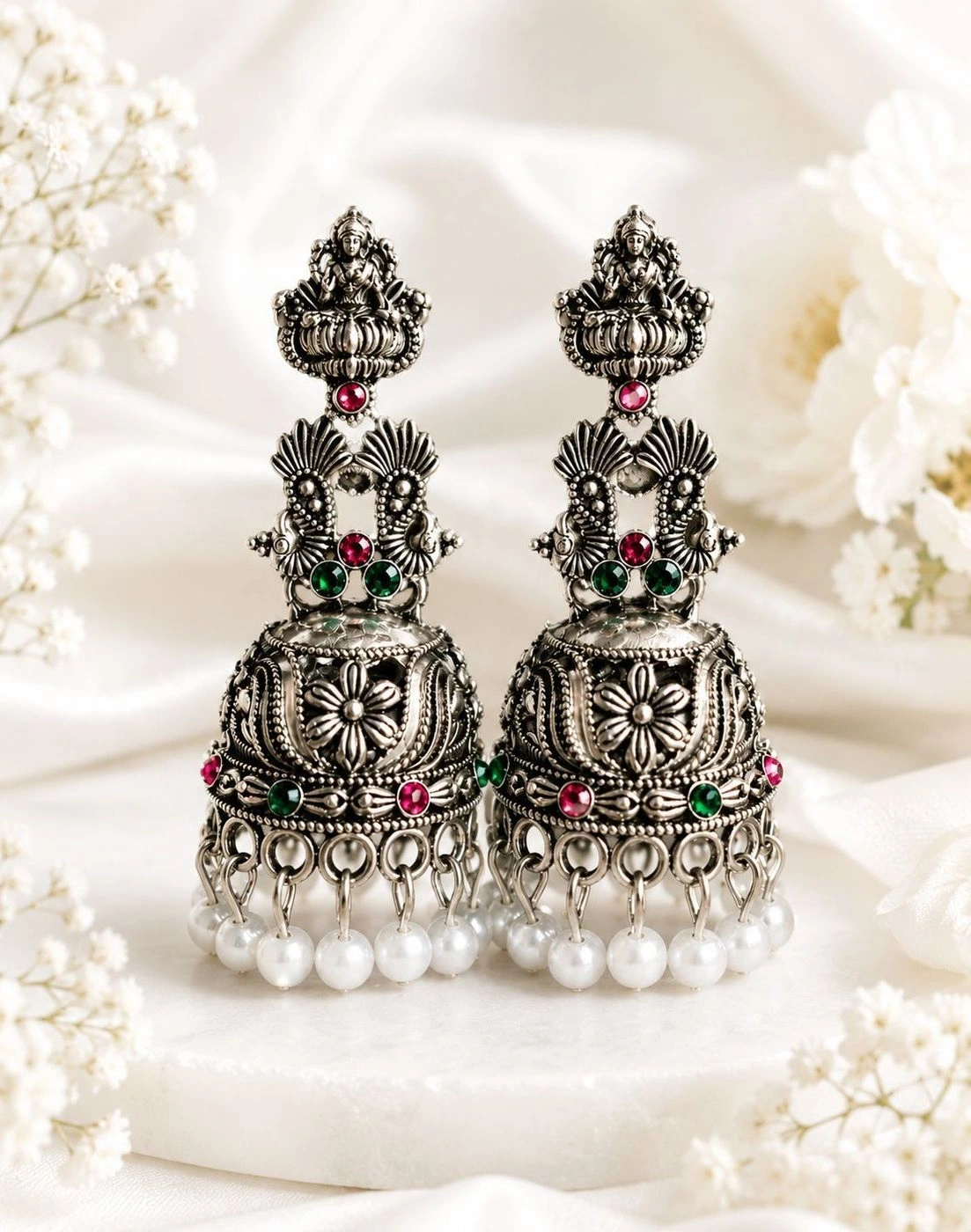 Oxidised Jhumka