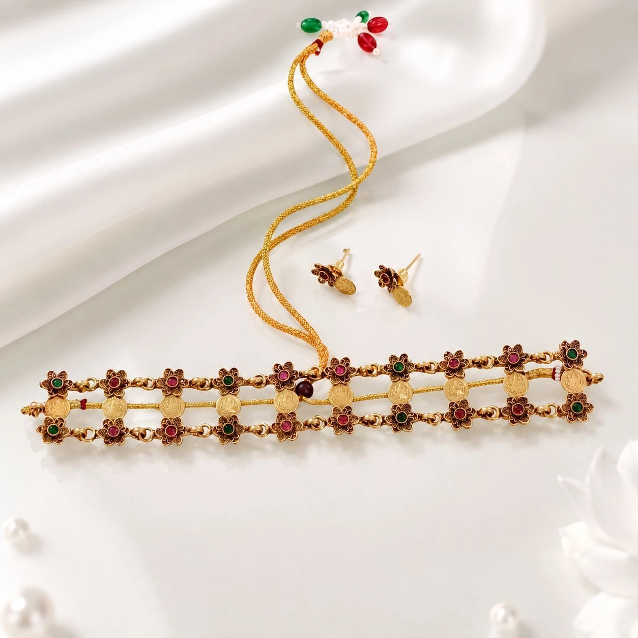 Floral Choker set 1