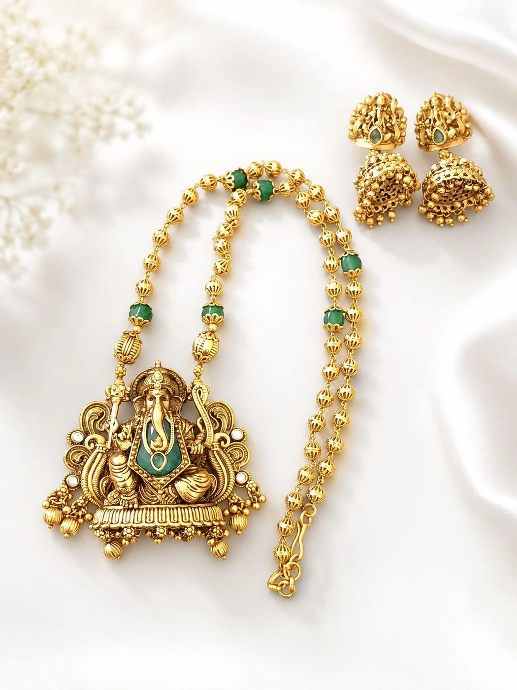 Ganesh pendant haram set