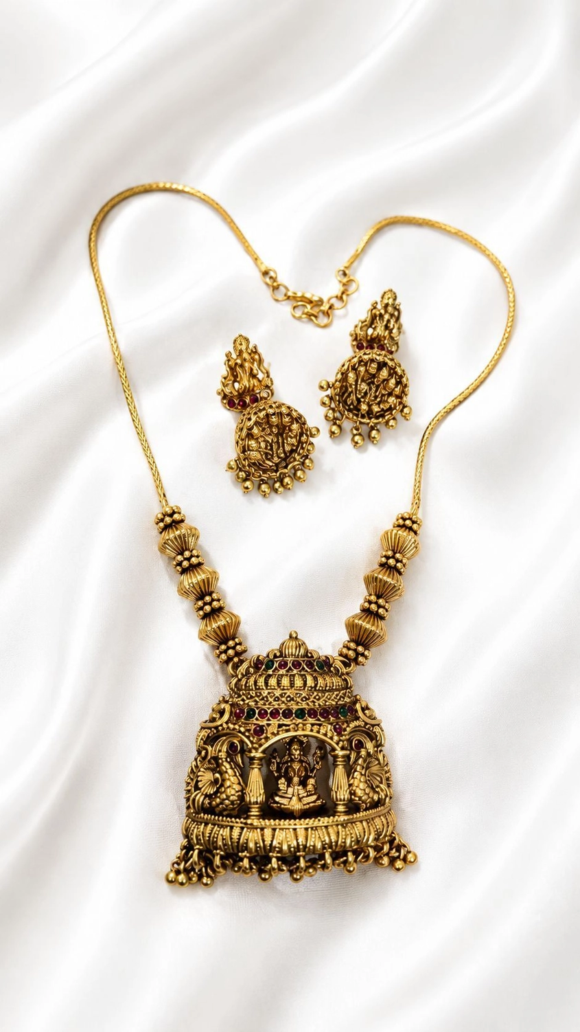 Temple pendant chain set 1