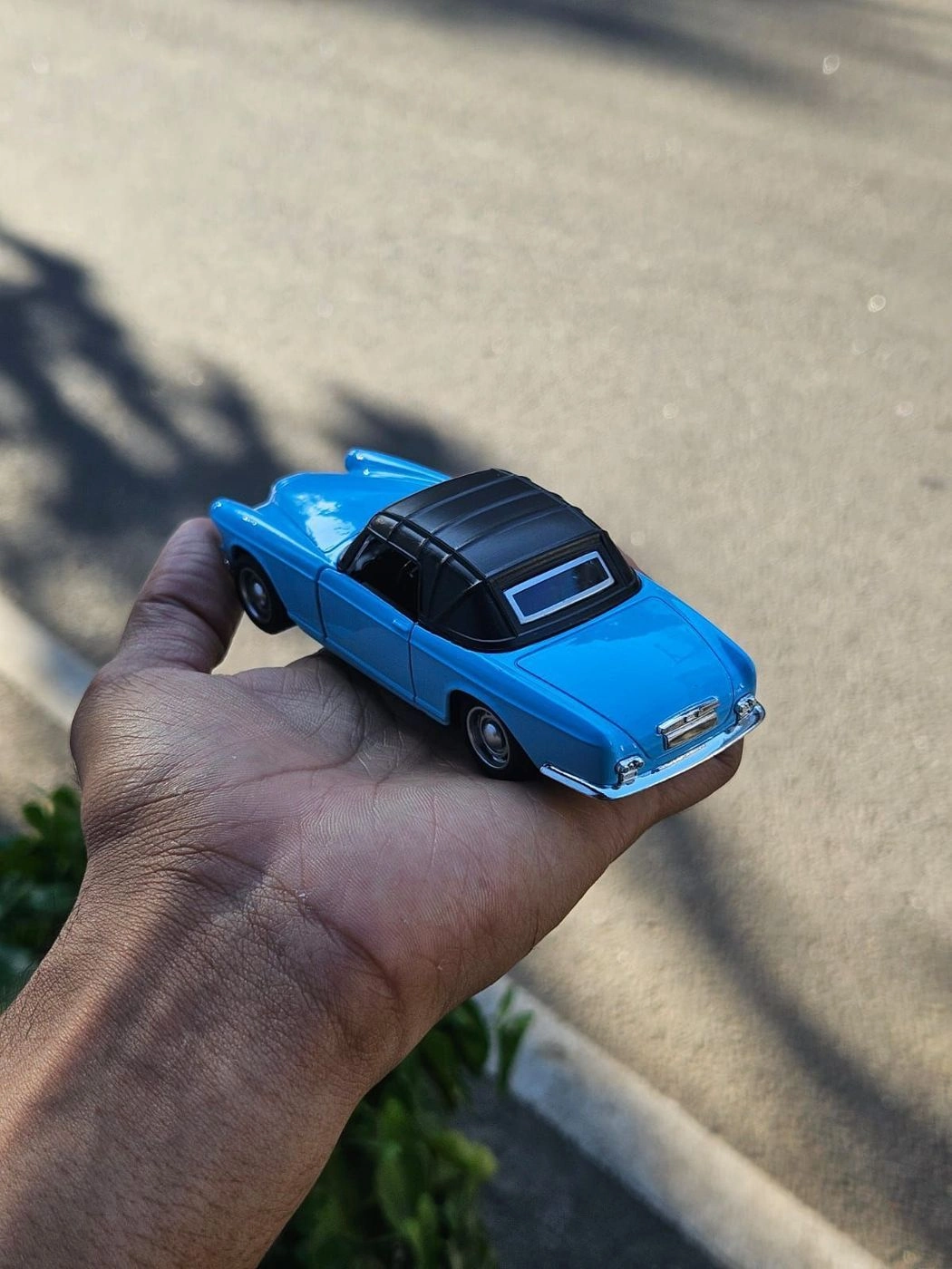 Bmw 503 Cabriolet 1:36 Scale Vintage Metal Diecast Car Blue 3