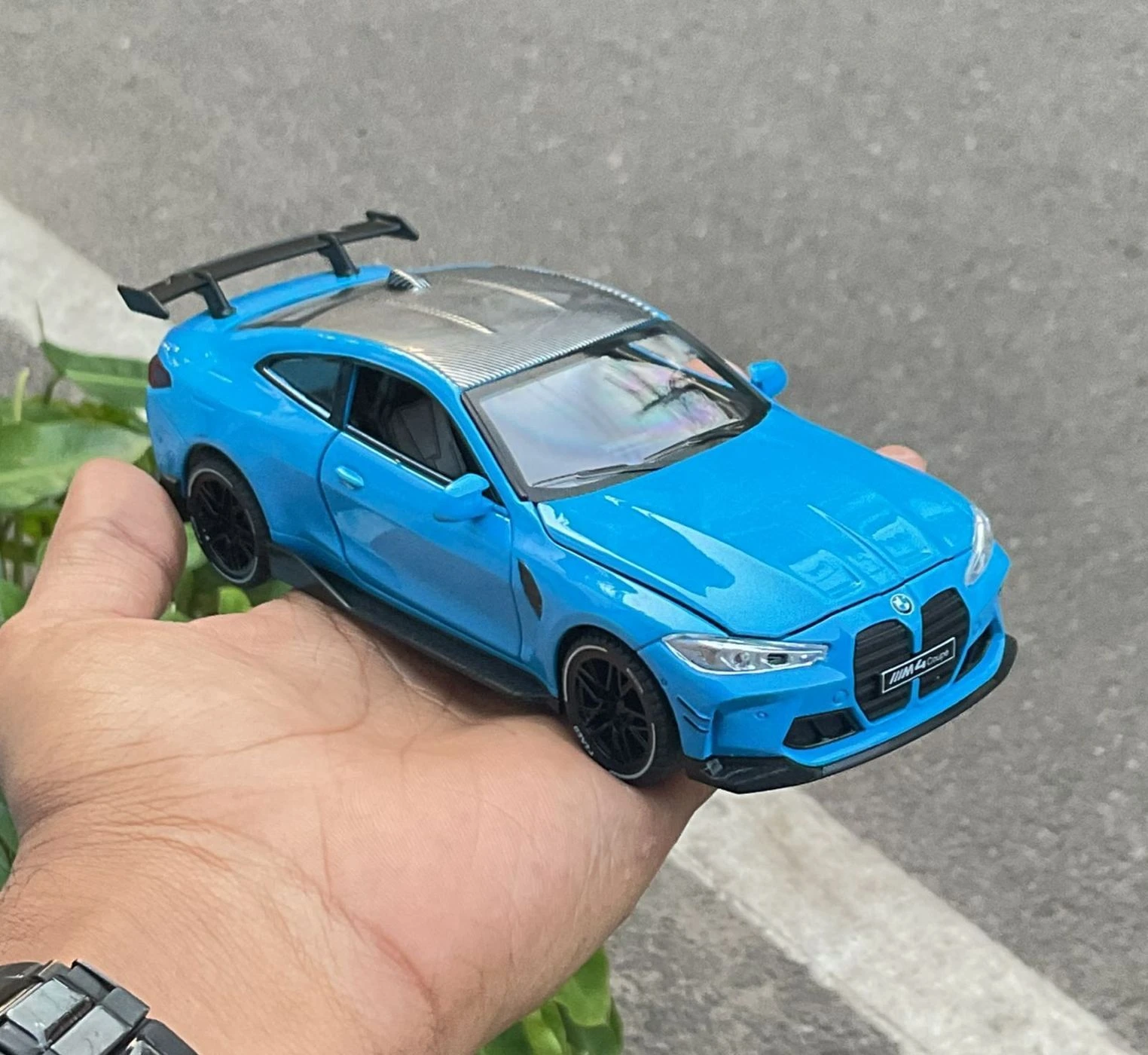 Bmw M4 Blue 1:32 Premium Scale Metal Diecast Car 1