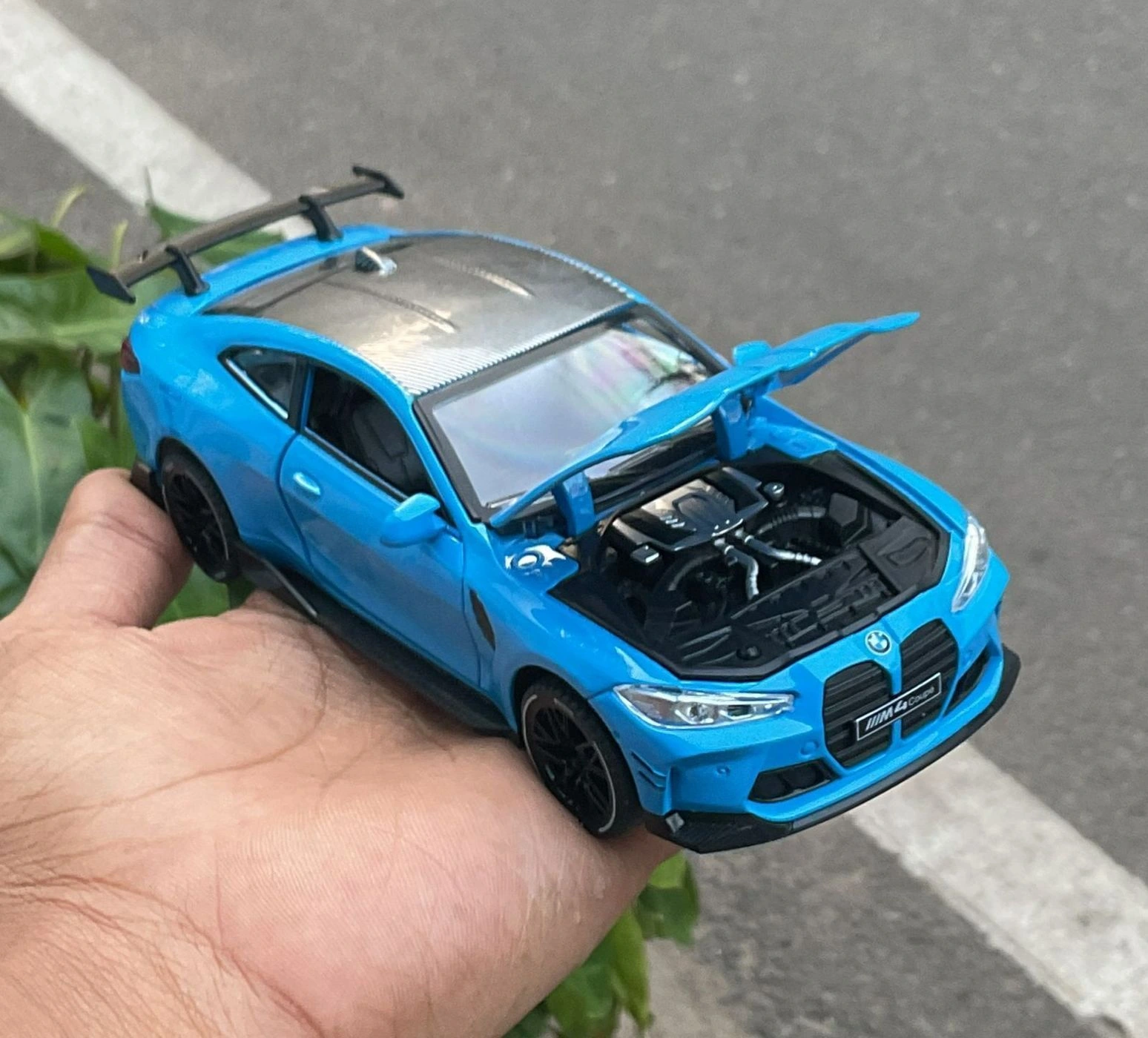 Bmw M4 Blue 1:32 Premium Scale Metal Diecast Car 6