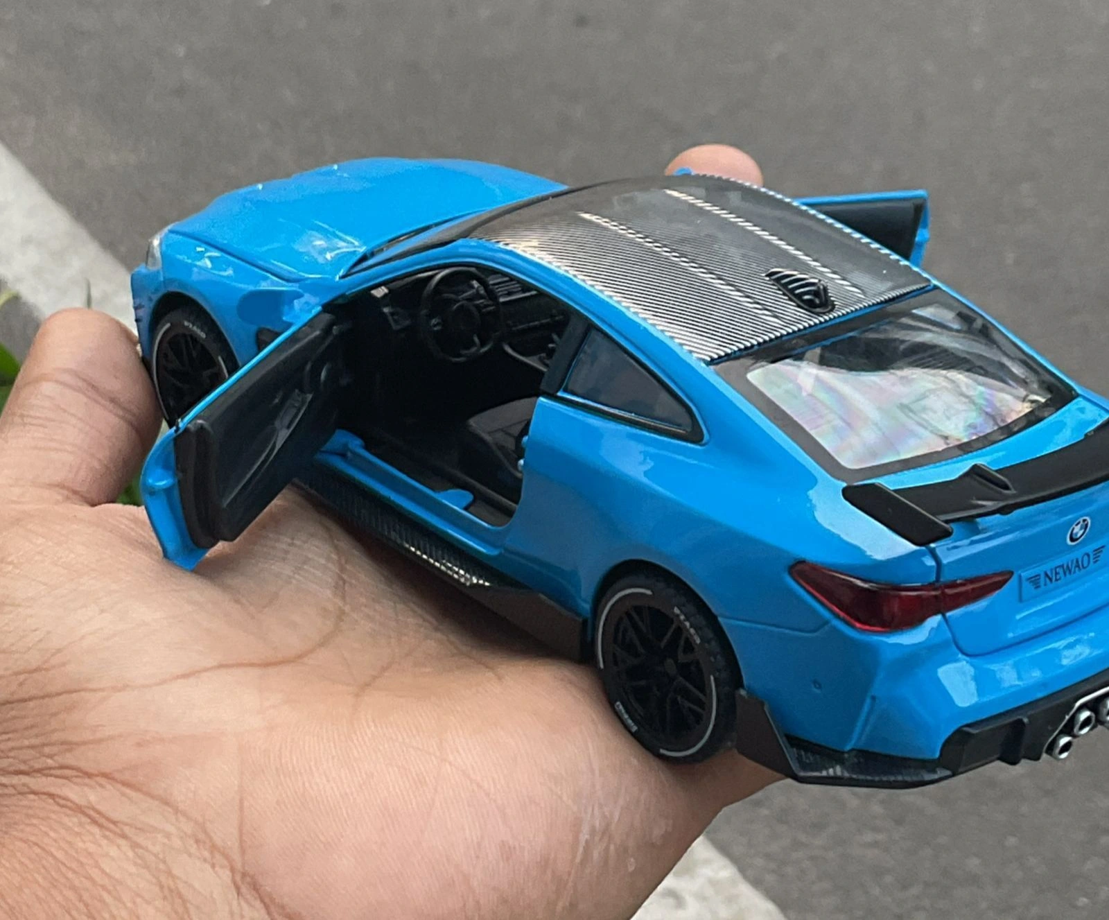 Bmw M4 Blue 1:32 Premium Scale Metal Diecast Car 7
