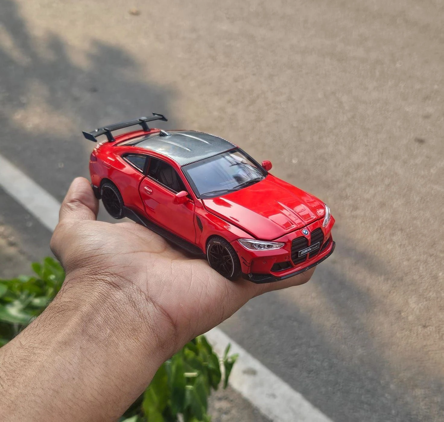 Bmw M4 Red 1:32 Premium Scale Metal Diecast Car 1