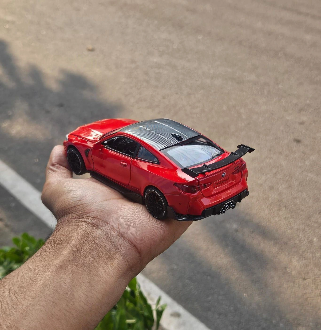 Bmw M4 Red 1:32 Premium Scale Metal Diecast Car 3