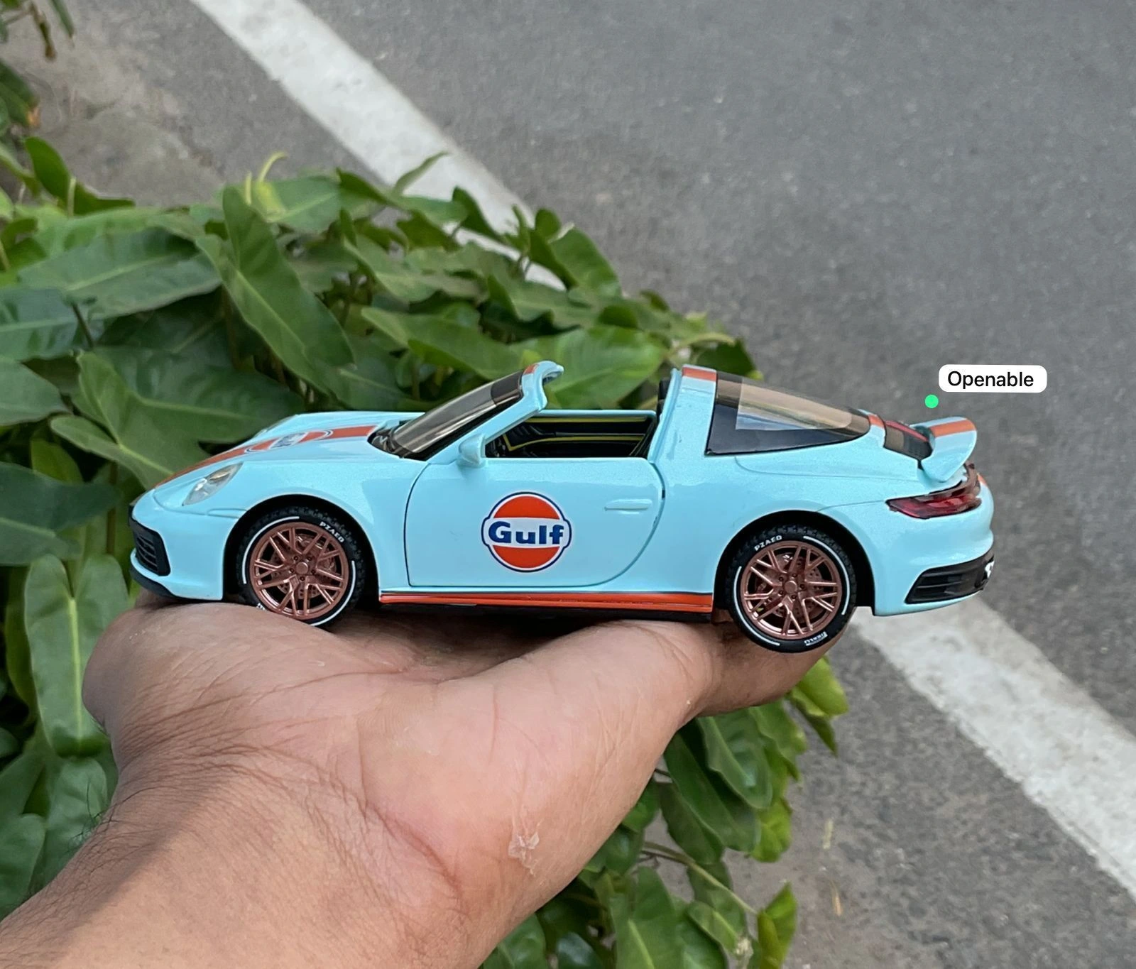 Porsche Targa Gulf Edition 1:32 Premium Scale Metal Diecast Car 6