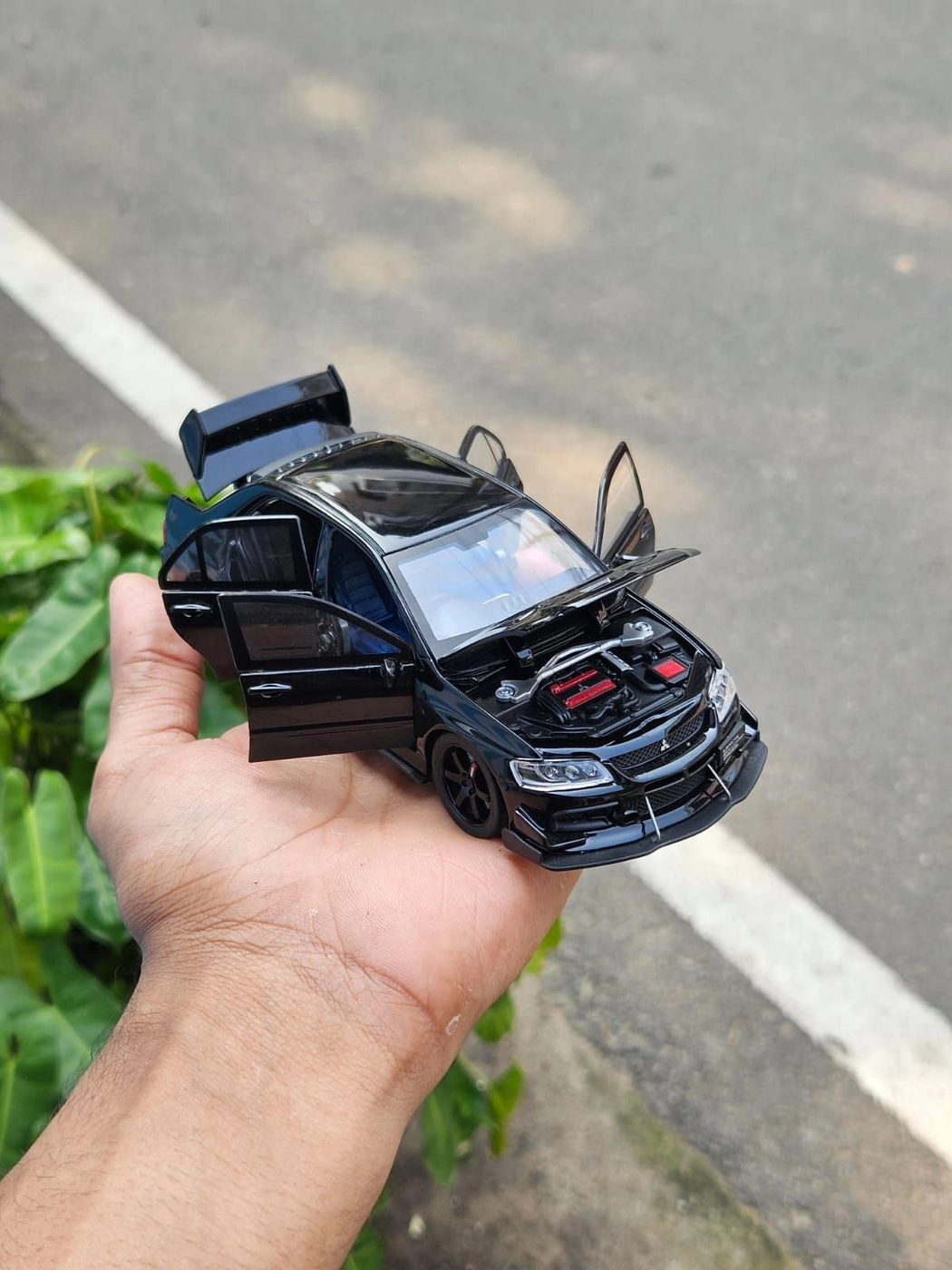 Lancer Evolution 1:32 Premium Scale Metal Diecast Car Black 4