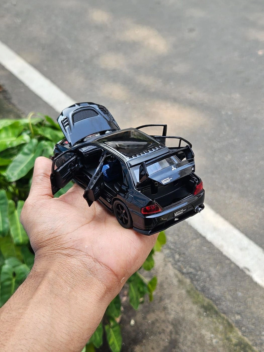 Lancer Evolution 1:32 Premium Scale Metal Diecast Car Black 5