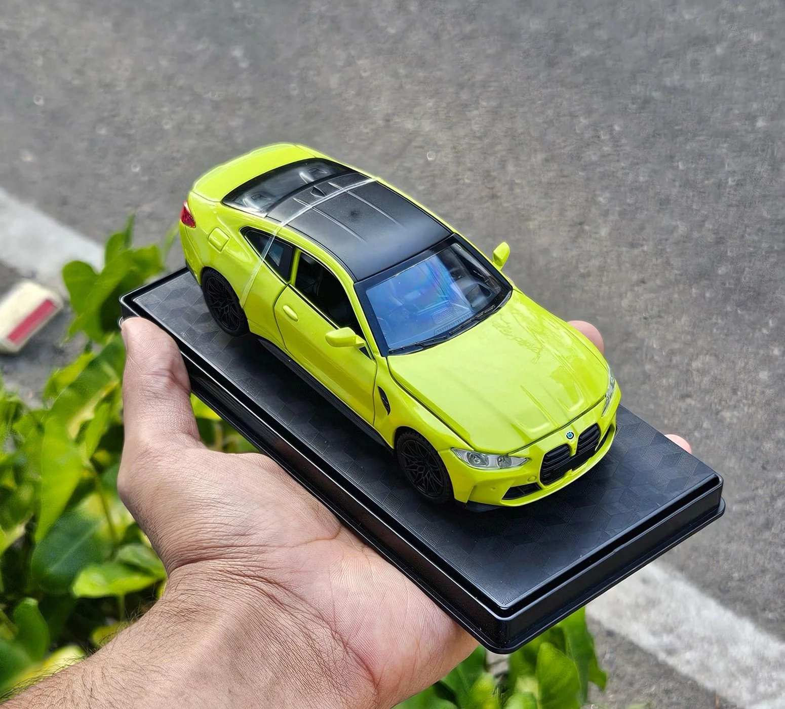 Bmw M4 Competition G80 Diecast Model Metal Car With Light And Sound 1