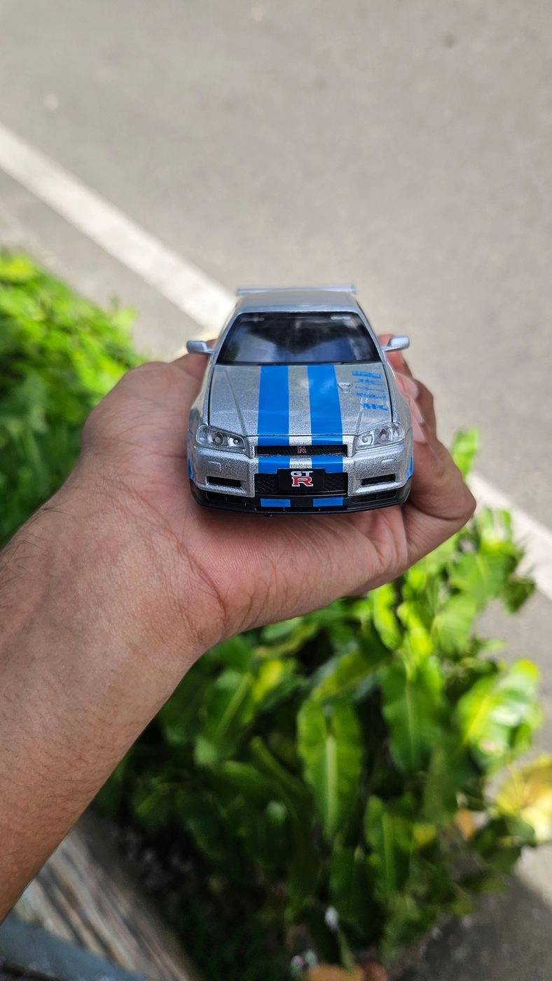 Skyline GT-R Silver Tyre Edition 1:32 Premium Scale Metal Diecast Car 5