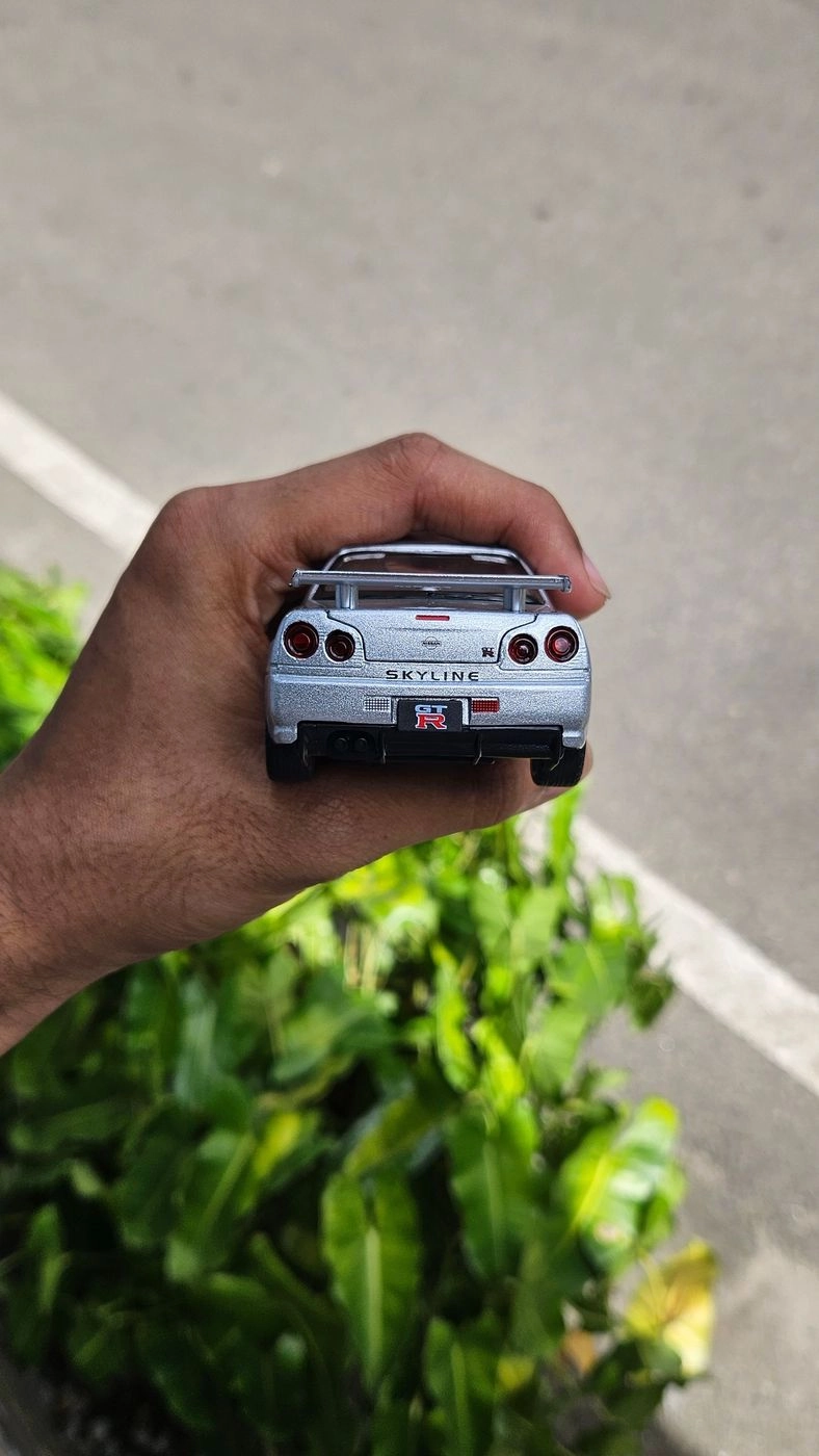 Skyline GT-R Silver Tyre Edition 1:32 Premium Scale Metal Diecast Car 6