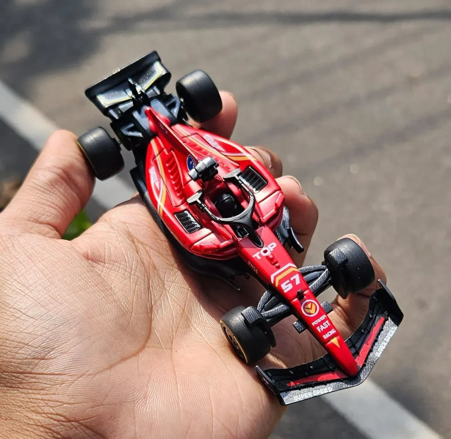 F1 Diecast Metal Car 1:36 Scale Ferrari Red 4