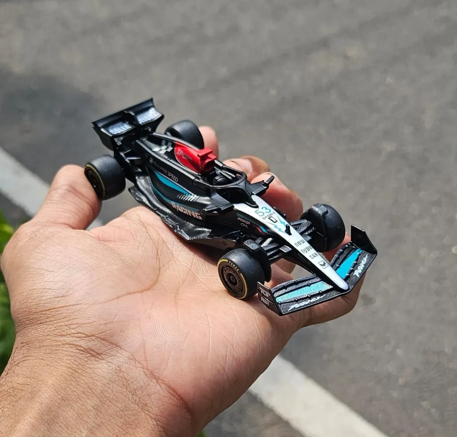 F1 Metal Diecast 1:36 Scale Mercedes Black 1
