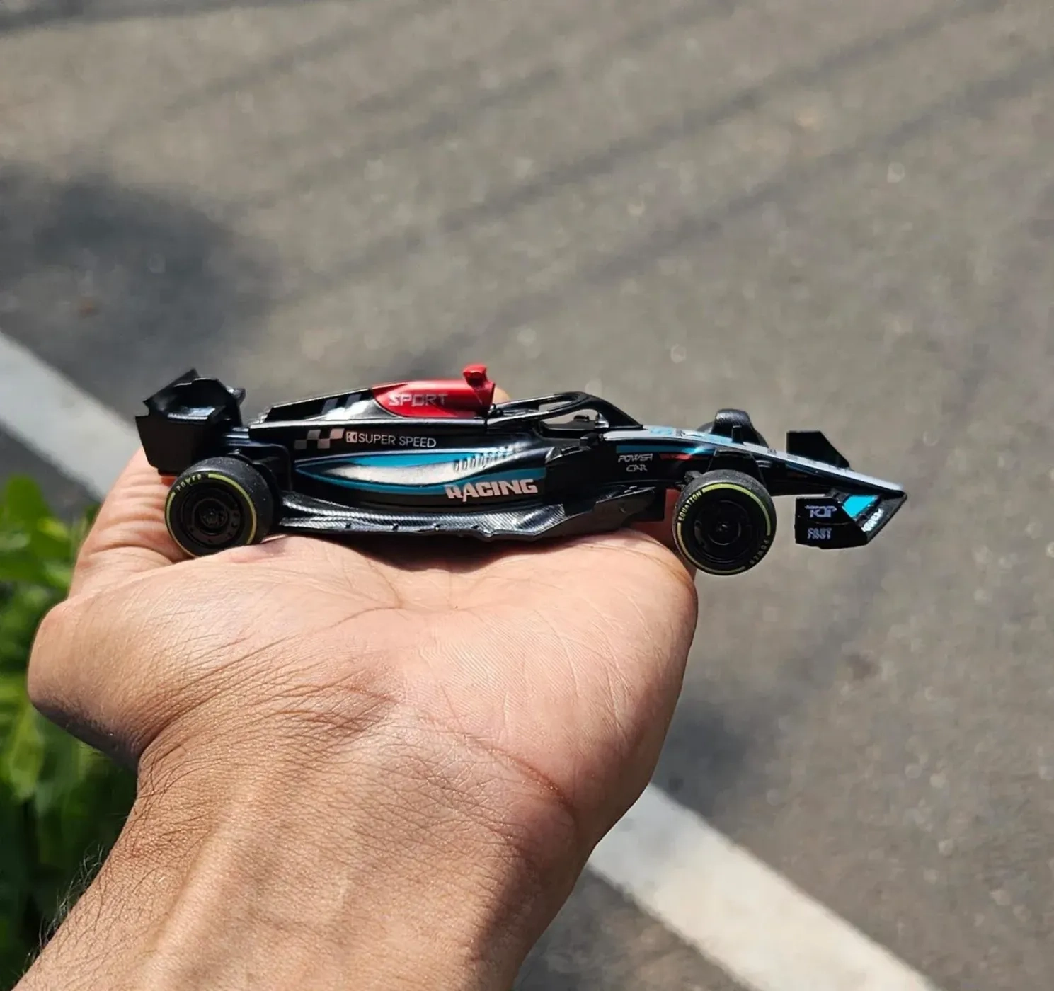 F1 Metal Diecast 1:36 Scale Mercedes Black 3