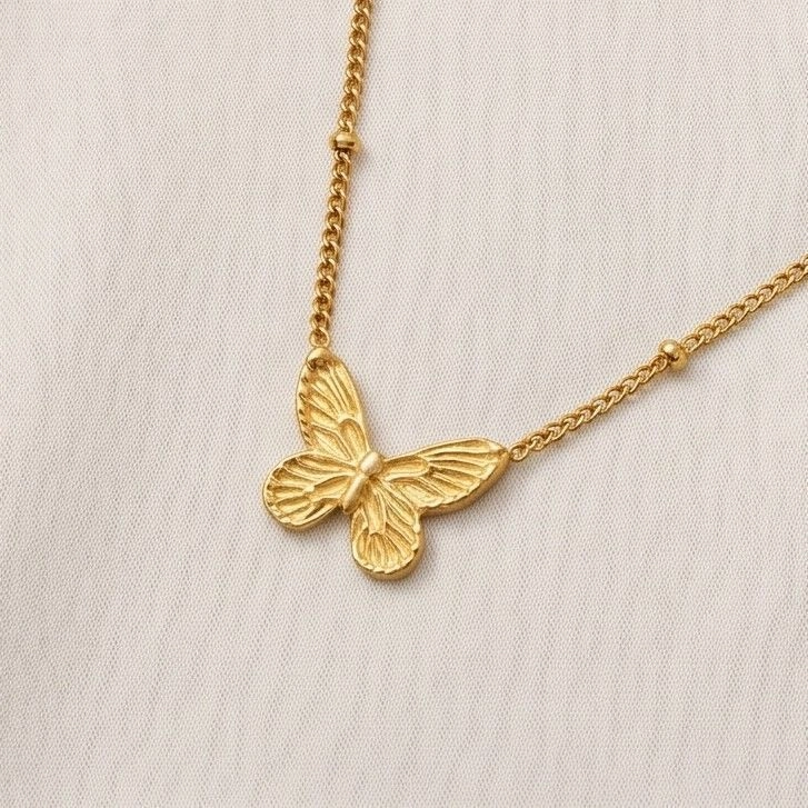 Anti Tarnish Stainless Steel Butterfly Themed Pendant 1