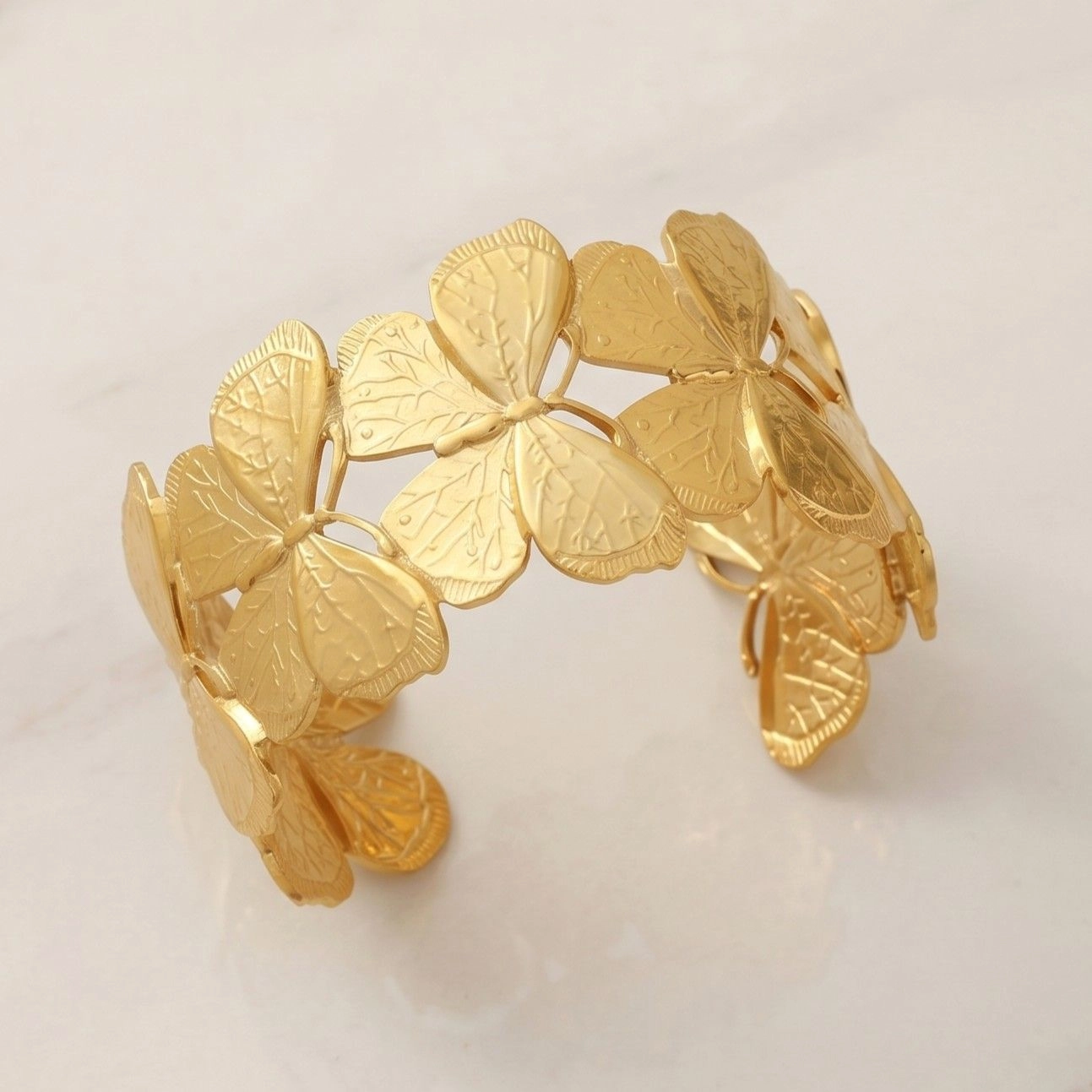 Anti Tarnish Stainless Steel Butterfly Themed Bangle