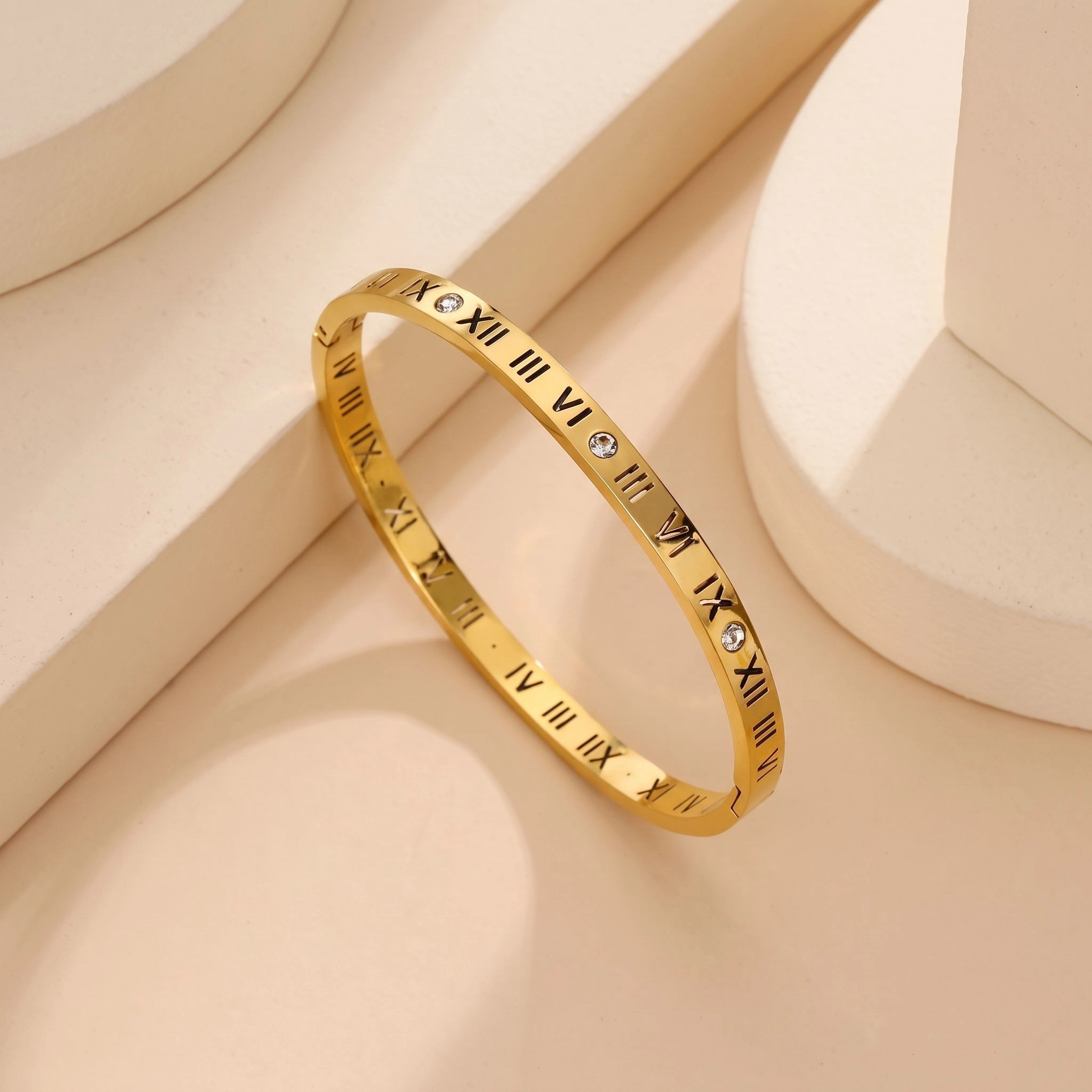 Anti Tarnish Roman Numeral Kada 1