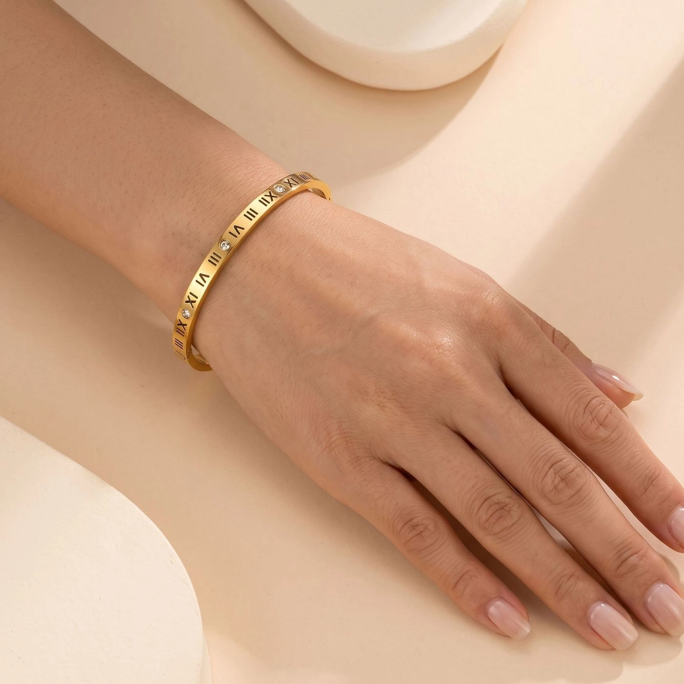 Anti Tarnish Roman Numeral Kada 2
