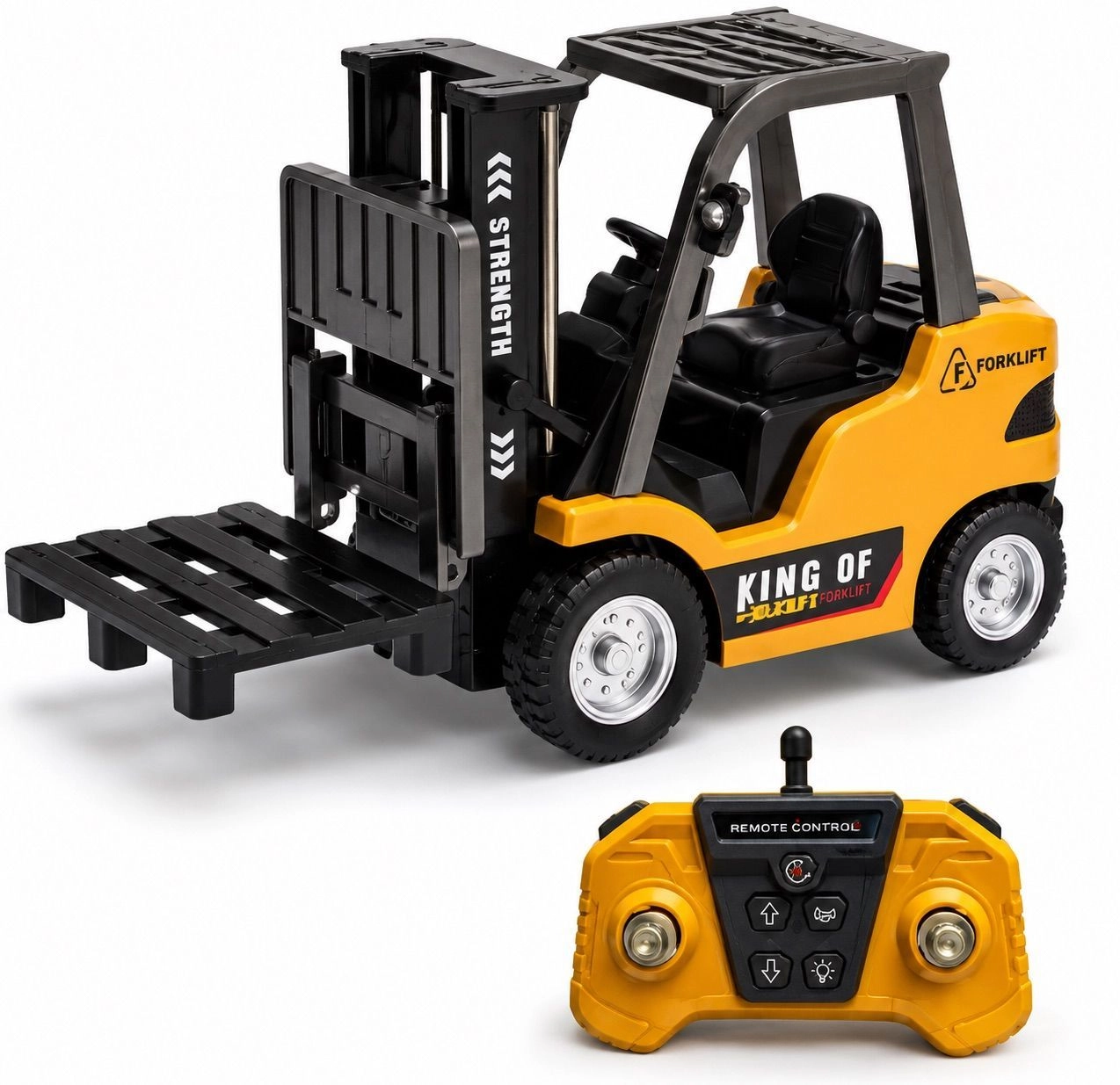 TRASPED HG4-412 1:64 RC Forklift – App & Remote Control with Lights & Sounds