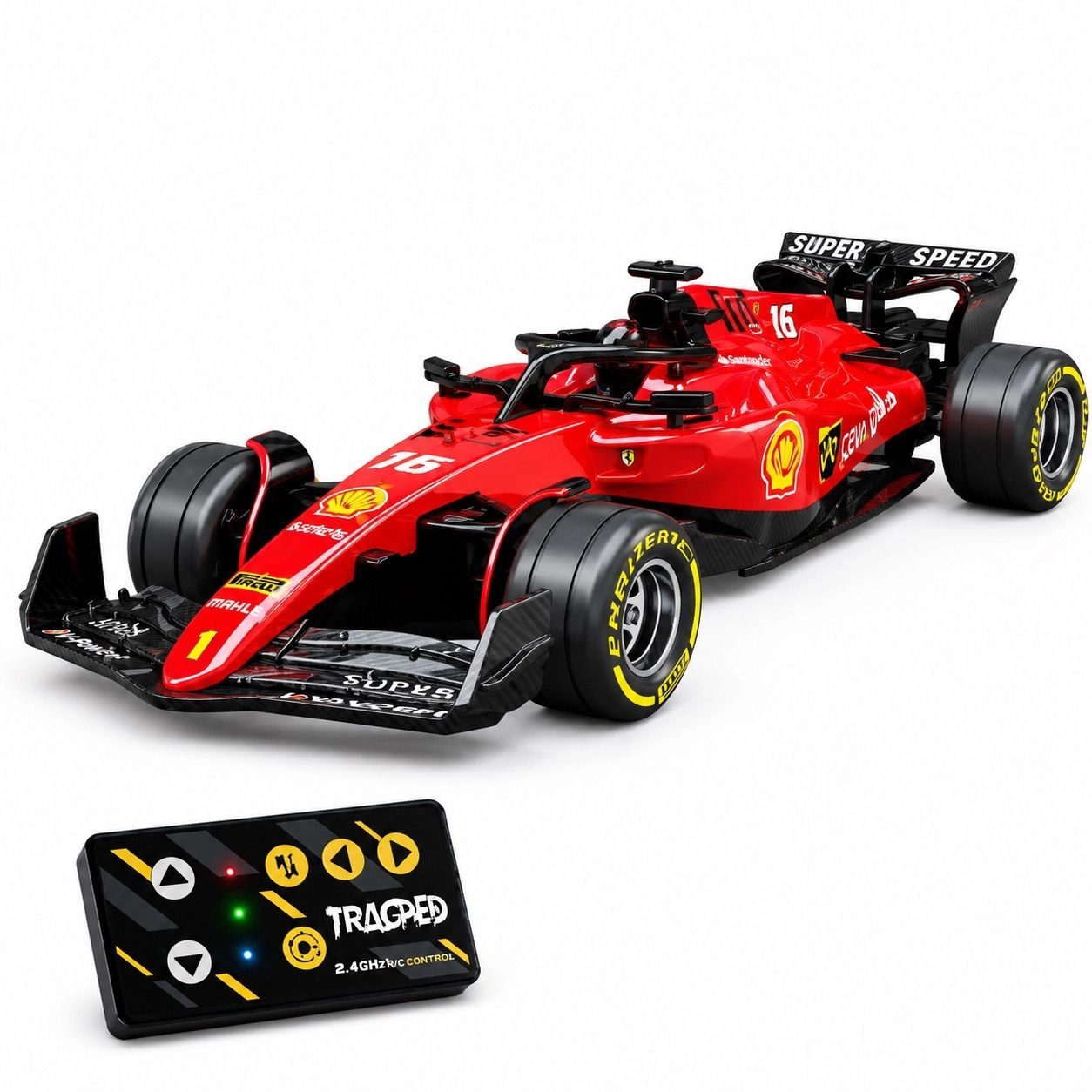 TRASPED HG4-292 F1 1:64 Mini RC Car RED