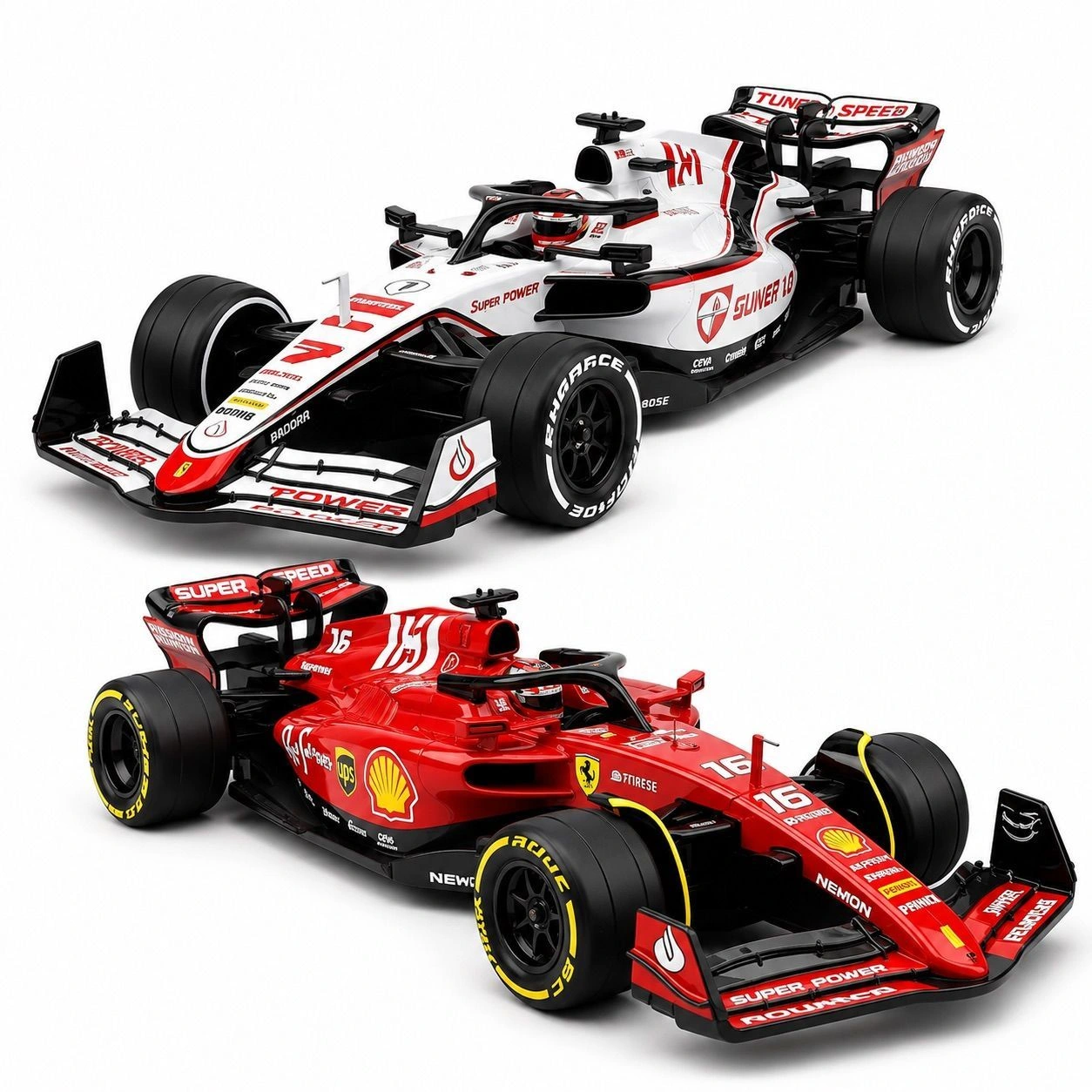 TRASPED HG4-292 F1 1:64 Mini RC Car RED
