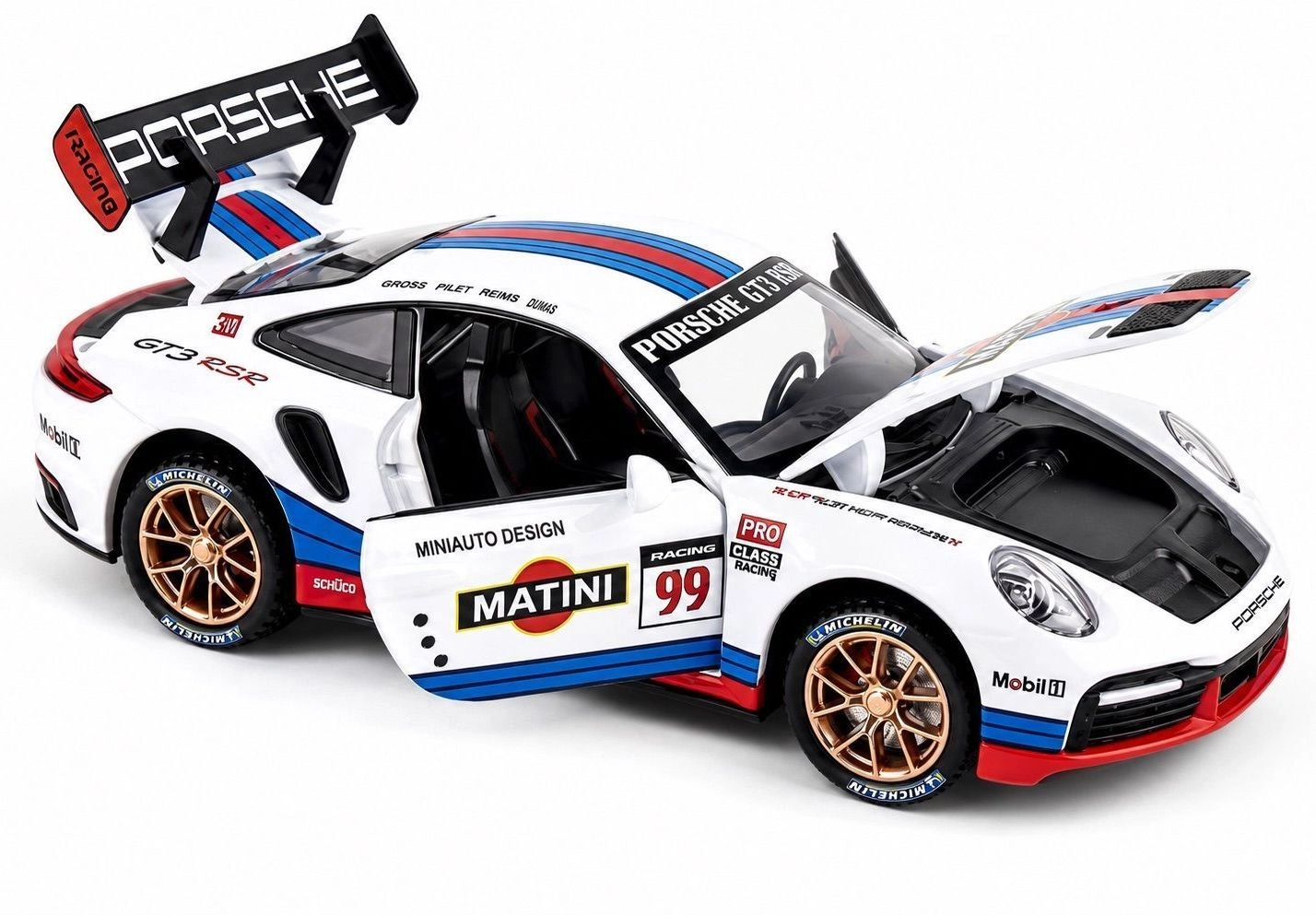 Porsche 911 RSR Racing Edition - 1:32 Scale Diecast Model Car - Collector’s Item - TV6271 3