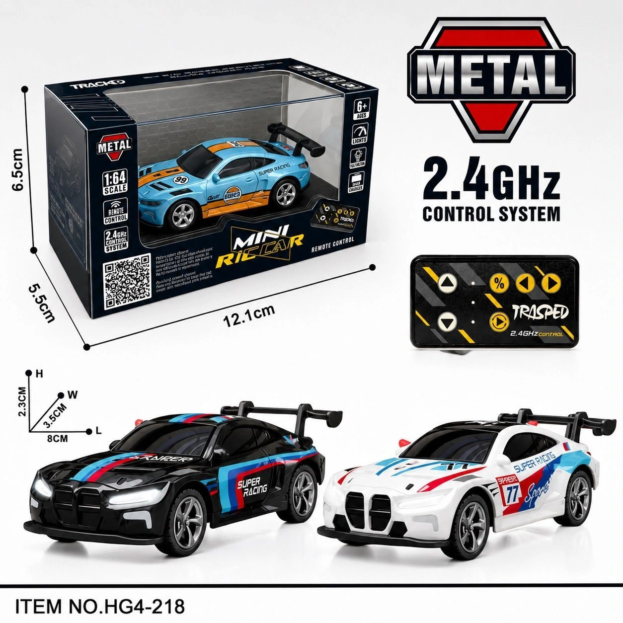 TRASPED HG4-218 BMW 1:64 Mini RC Car 1