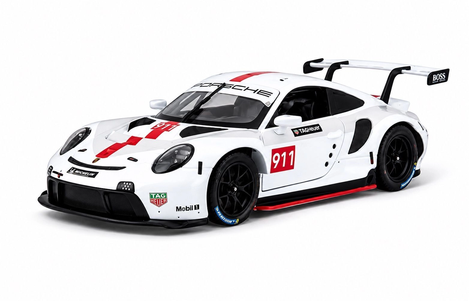 Porsche 911 RSR Red Racing Edition - 1:32 Scale Diecast Model Car - Collector’s Item LMI14038 1