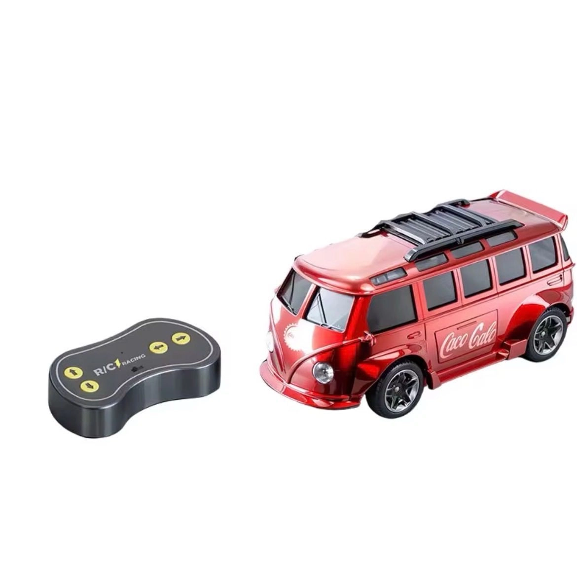 1:43 Alloy Electric Remote Control Car Mini Bus Volkswagen T1 COCO COLA EDITION 3