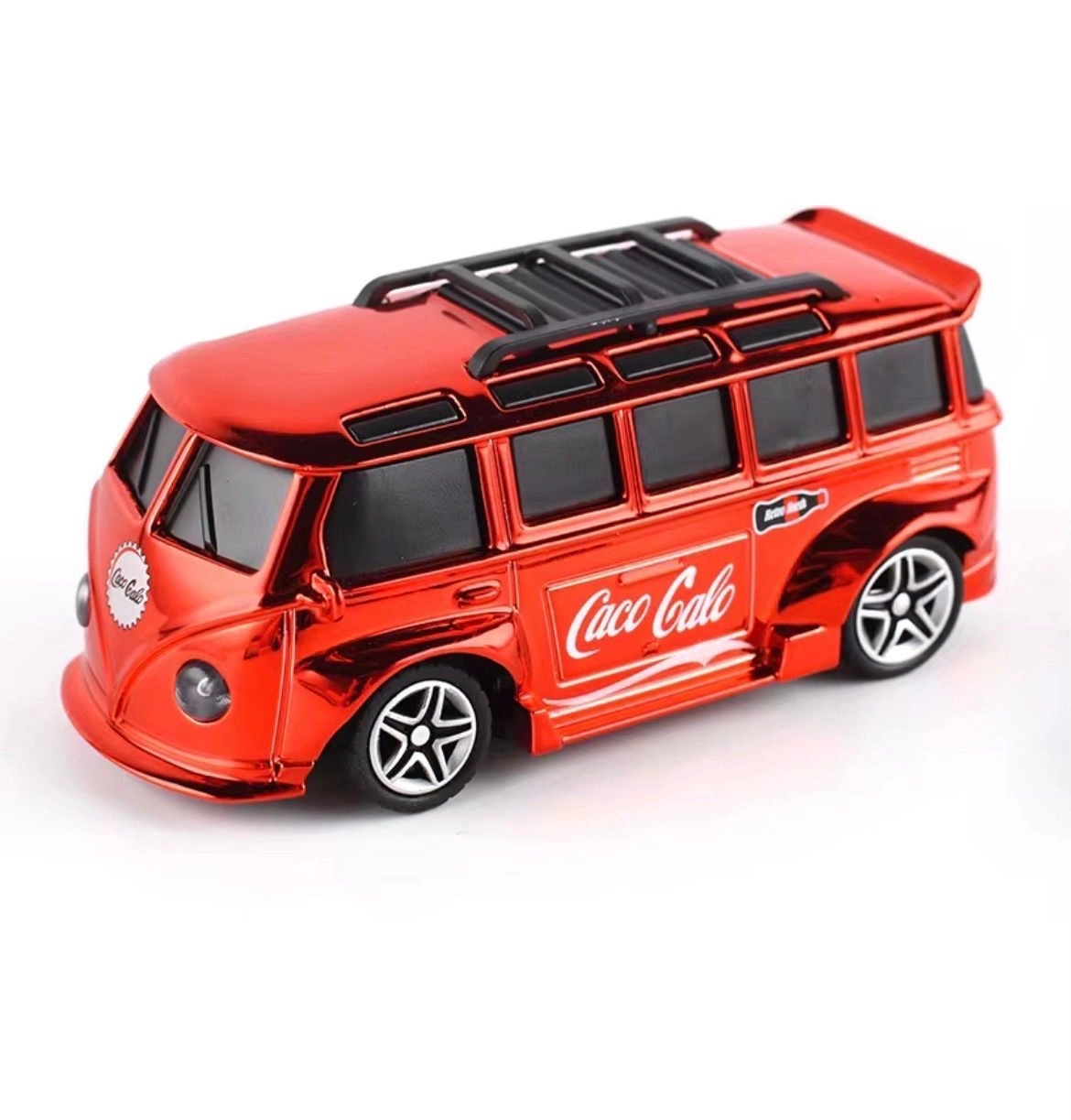 1:43 Alloy Electric Remote Control Car Mini Bus Volkswagen T1 COCO COLA EDITION 2