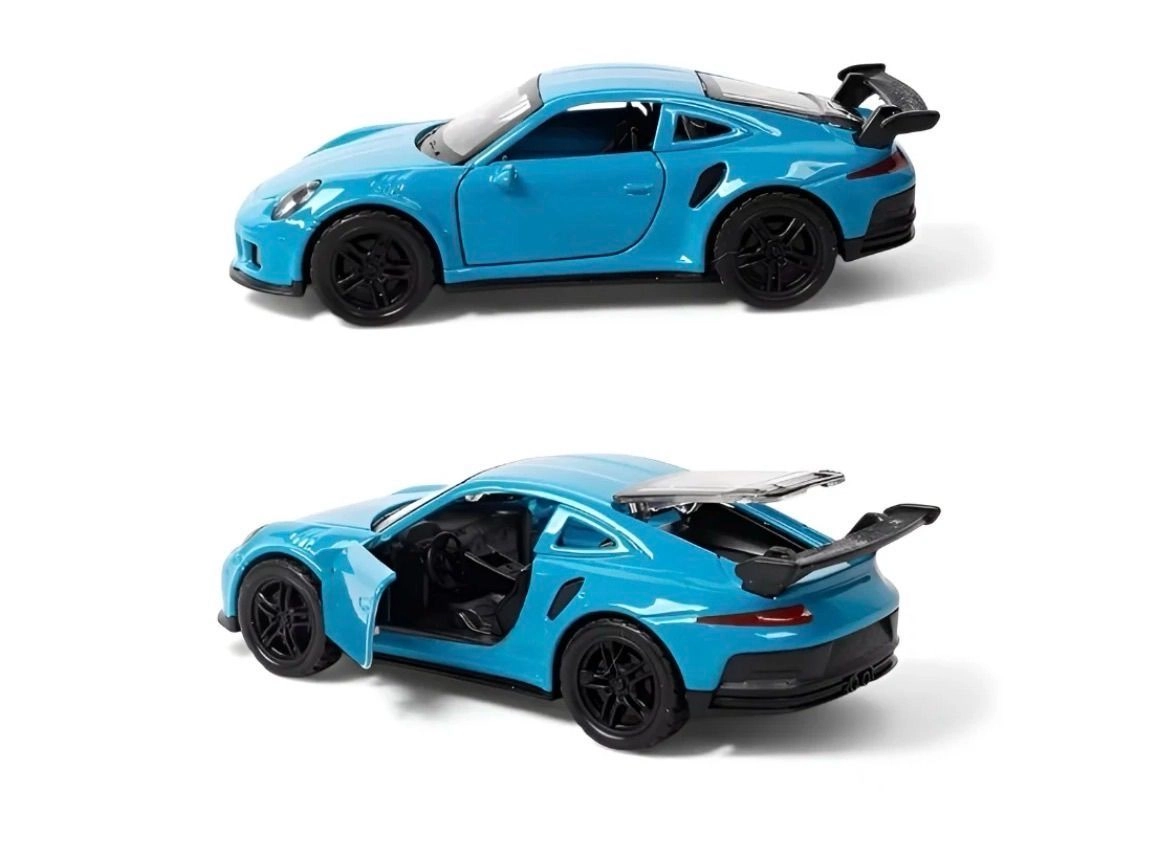 Porsche 911 GT3 RS 1:36 Scale Diecast Car Blue LMI13617. 4