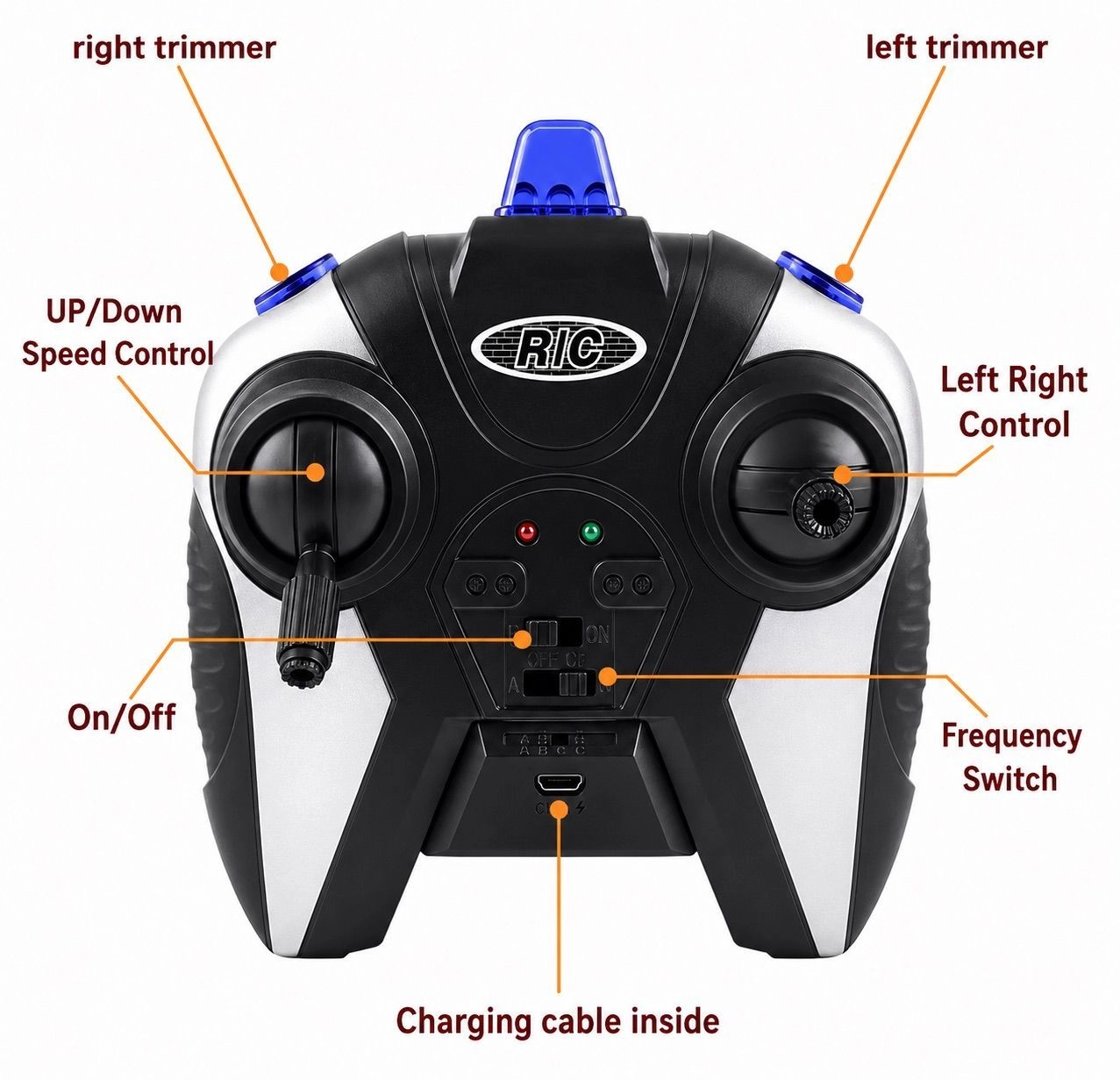 Vmax Hx -708 Remote Control Flying Helicoper with Unbrekeable Blades Chargeable Remote Control Helicopter 2