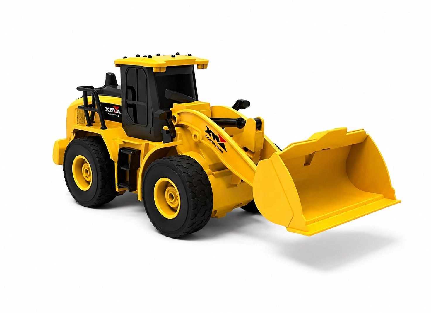 PowerDozer - Remote Control Construction Bulldozer Digger Truck Toy for Kids | 1:24 Scale, Rechargeable RC Vehicle with Lights & Sounds