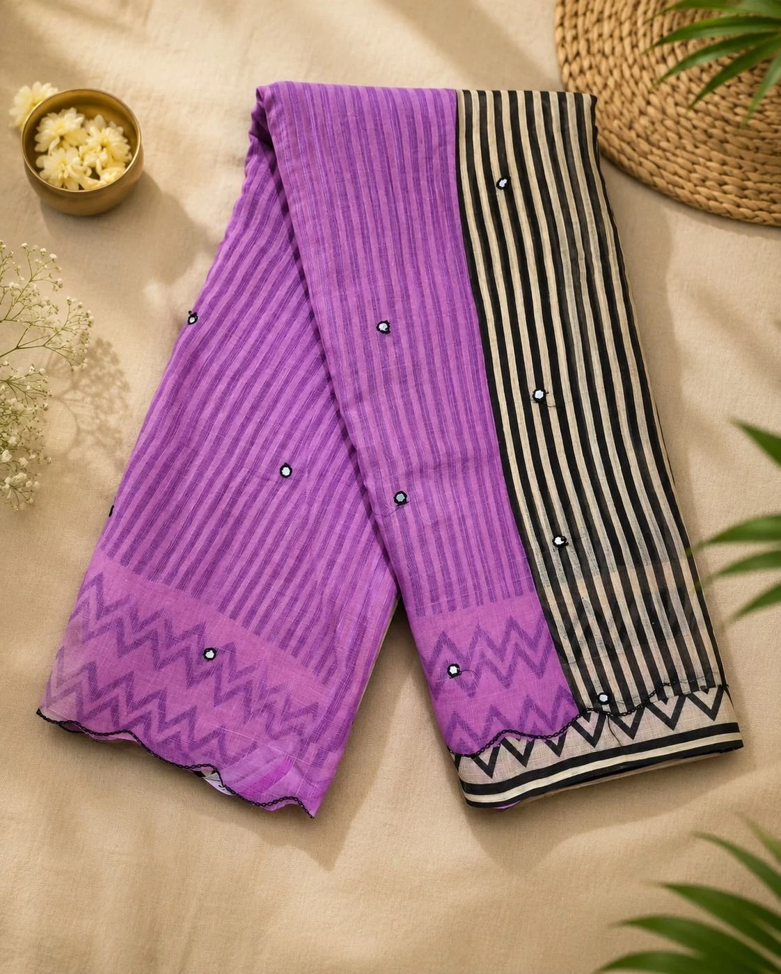 MIXED COTTON SAREE 3