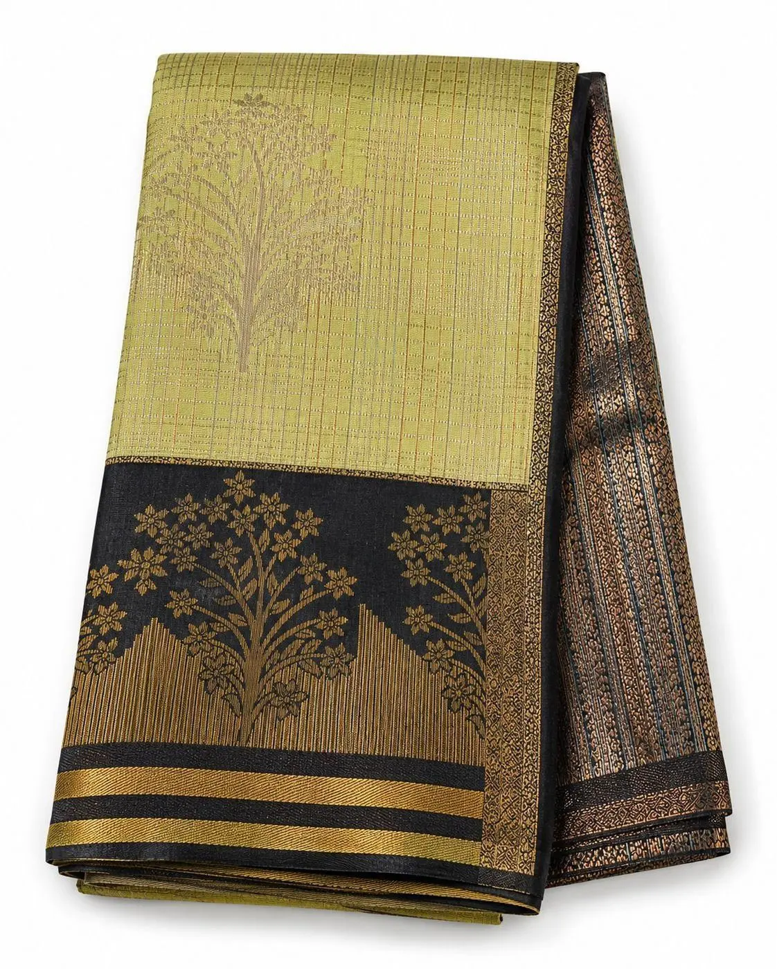 New Stylish Brocade Saree 4