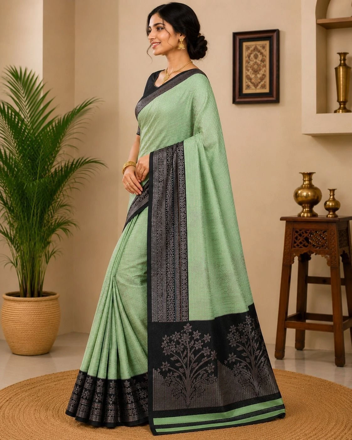 New Stylish Brocade Saree 2