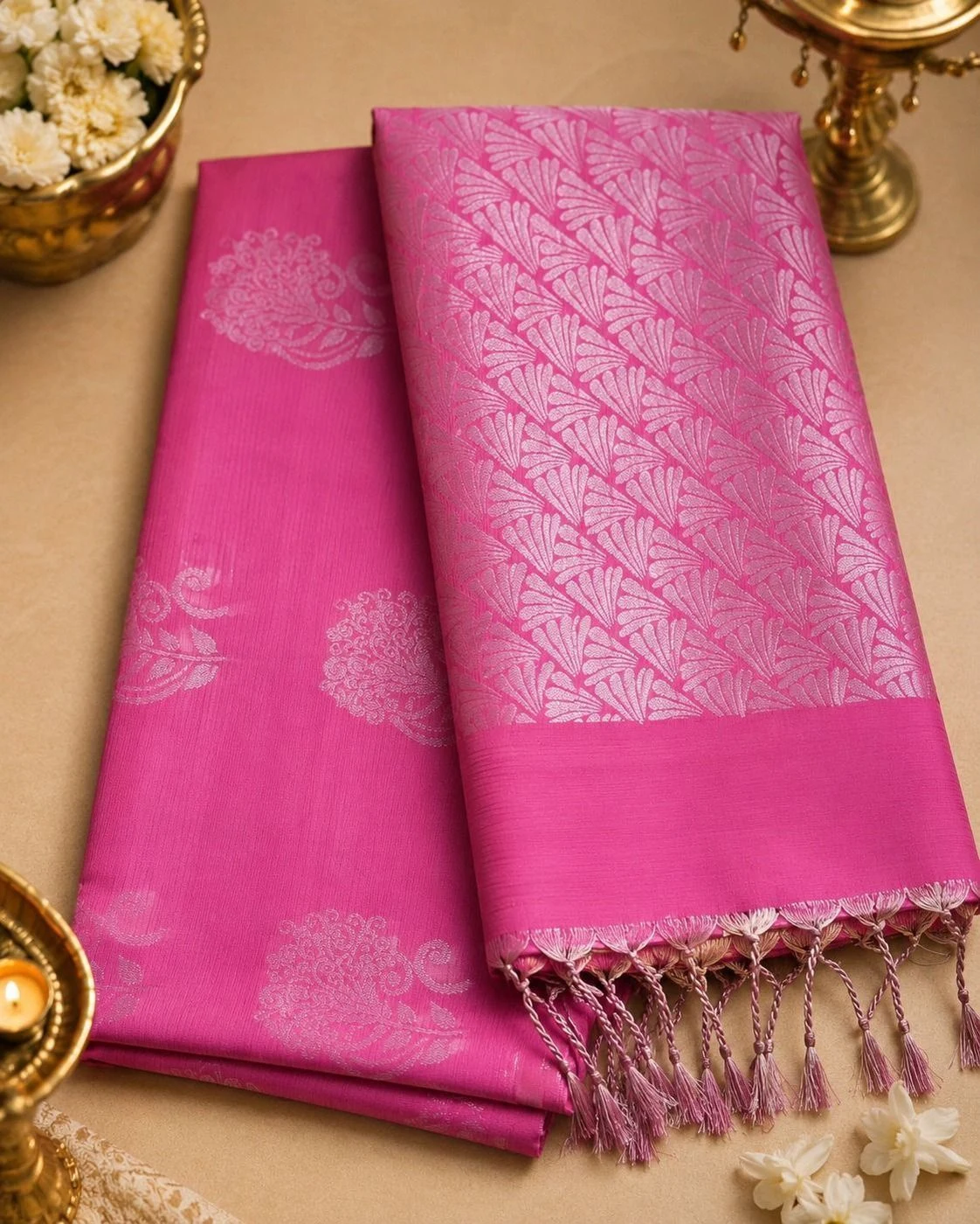 Line Soft Silk Saree 3