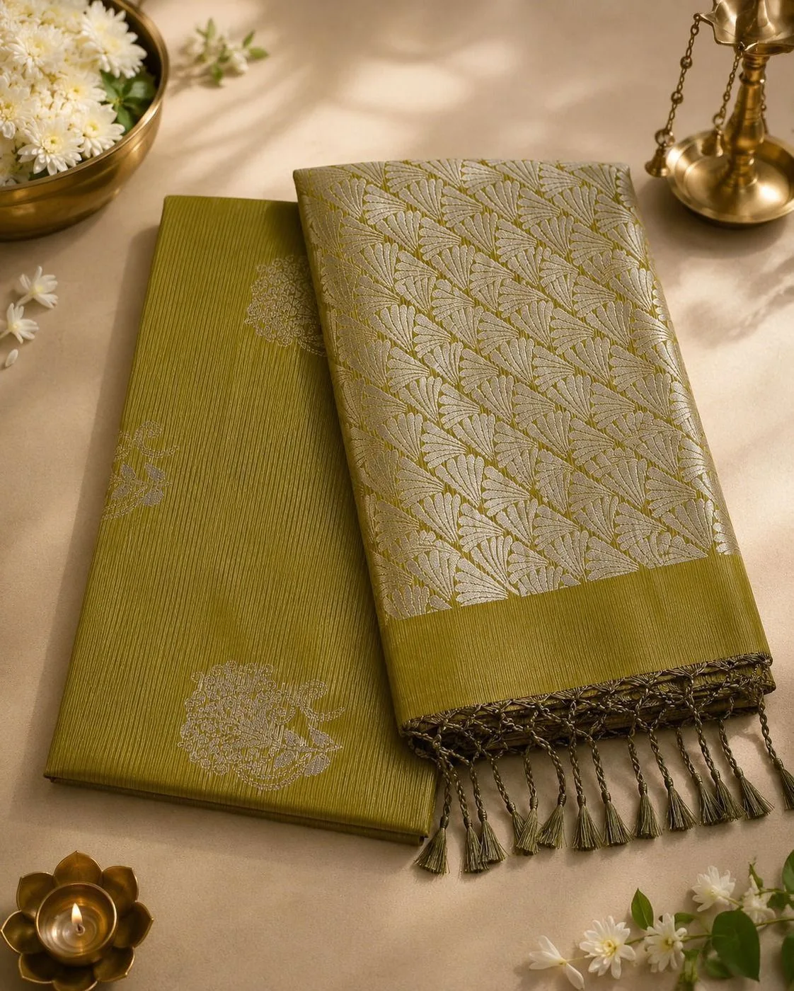 Line Soft Silk Saree 3