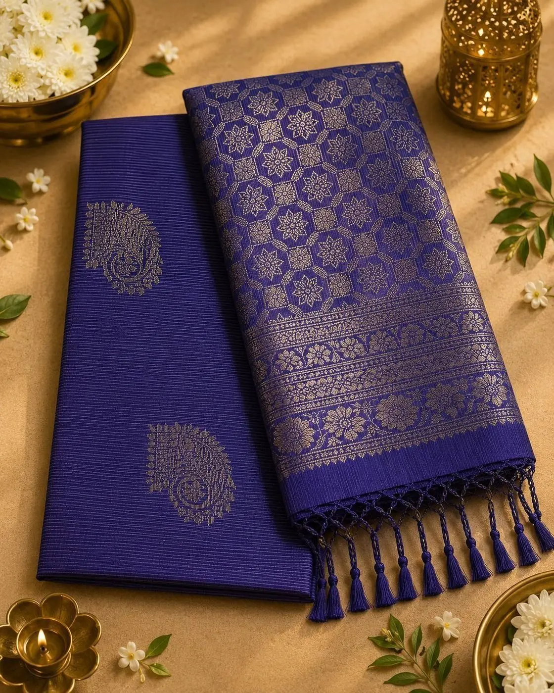 Line Soft Silk Saree 3