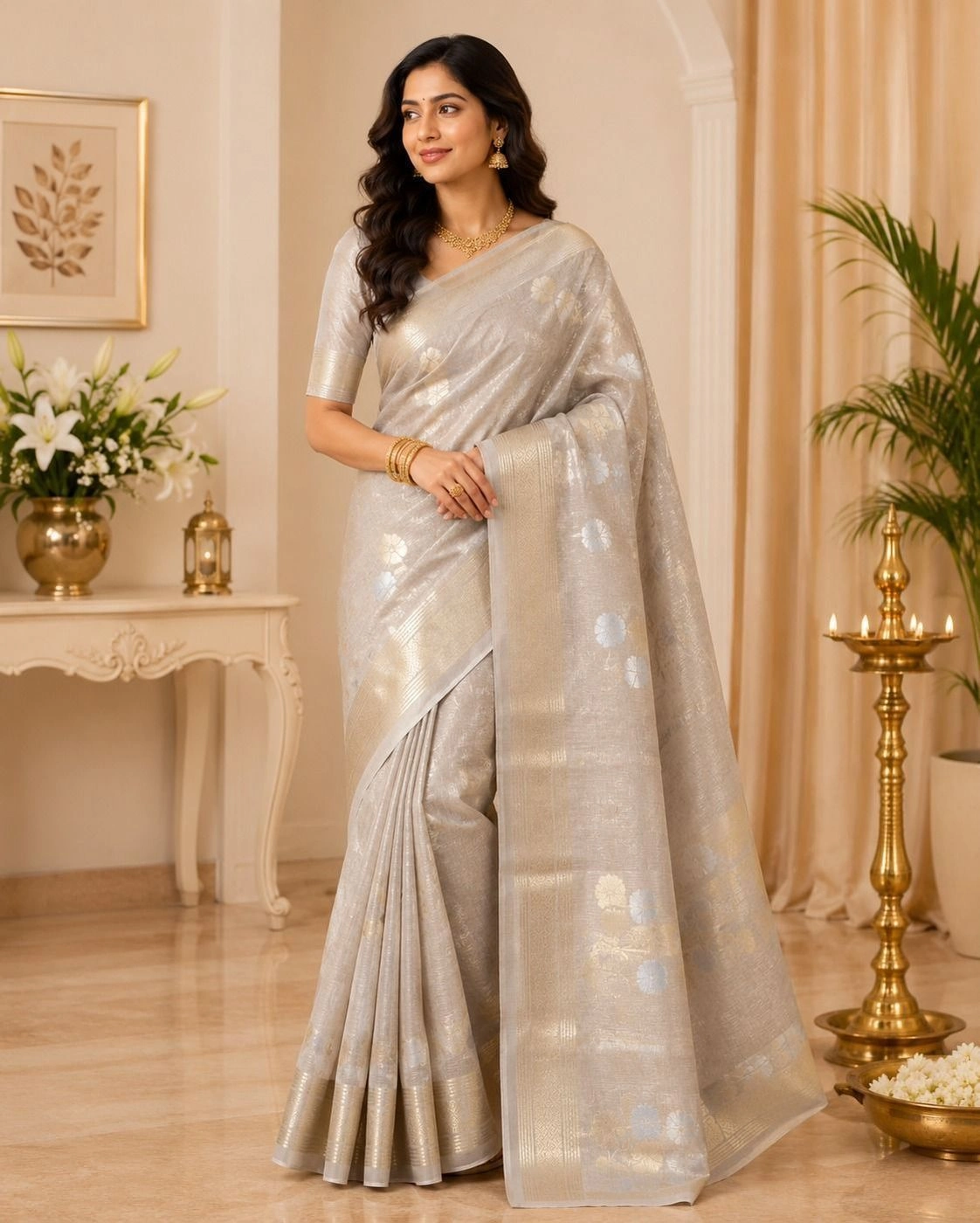 MIXED COTTON SAREE 1