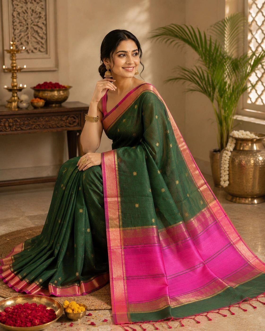 MAHESHWARI COTTON SAREE 1